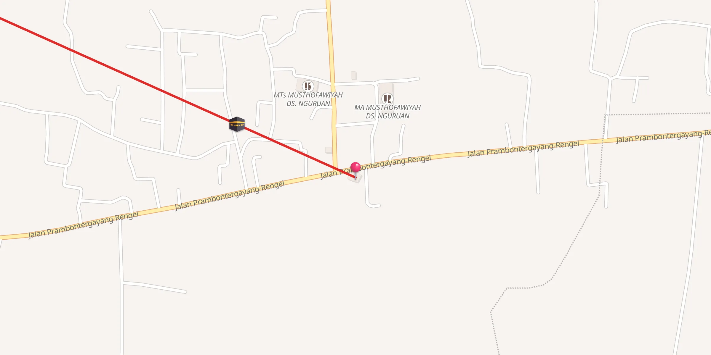 Carte de localisation : MASJID AL - ISLAH DS. NGURUAN