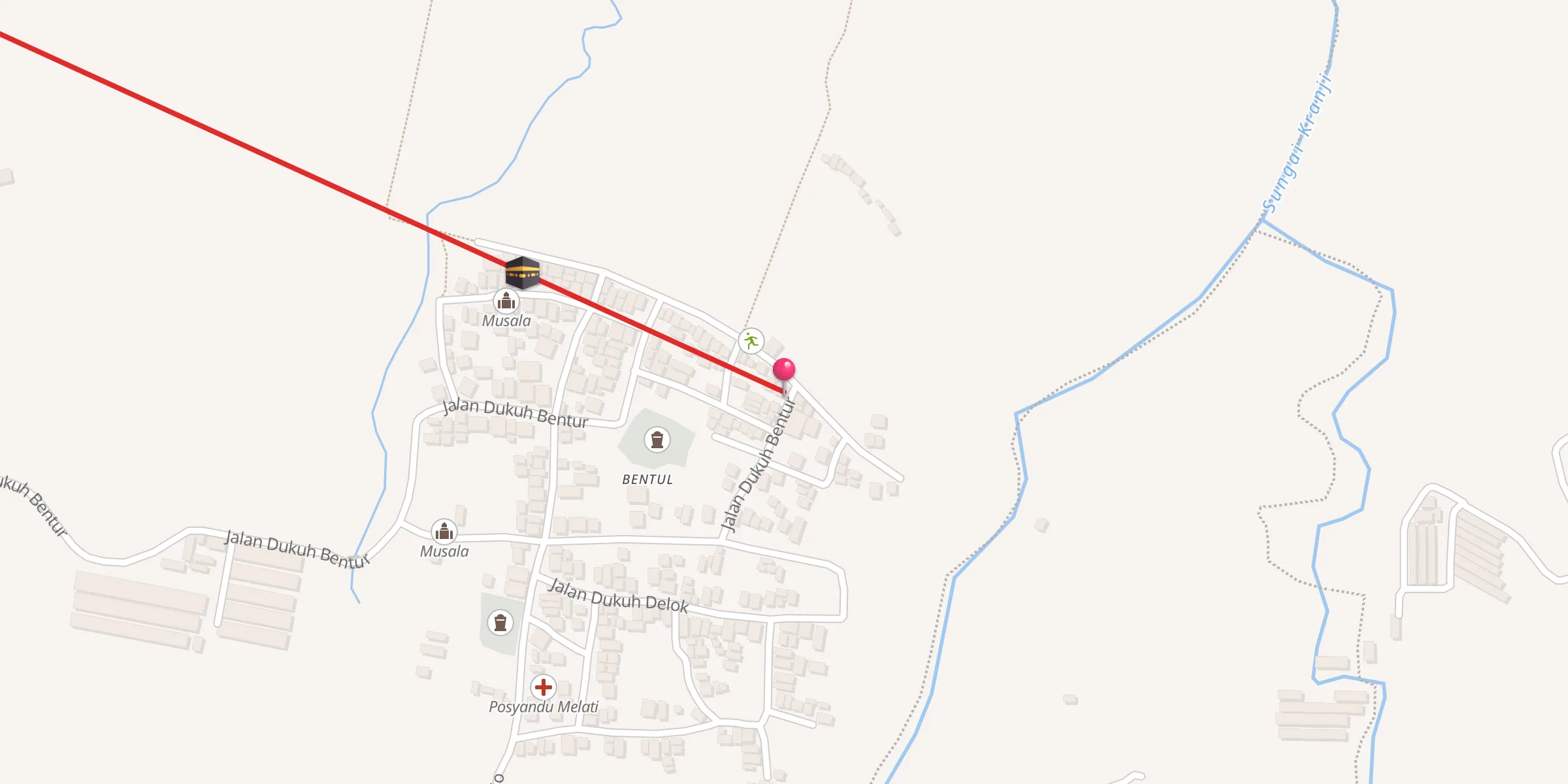 Carte de localisation : Masjid Al Barokah