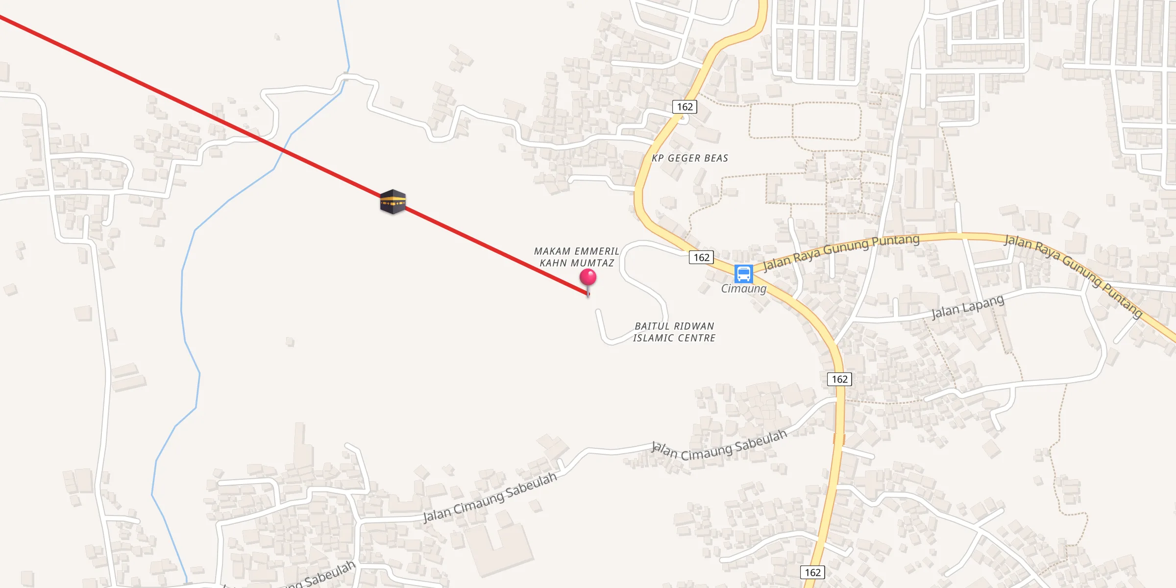 Carte de localisation : Masjid Raya Al Mumtaz Cimaung