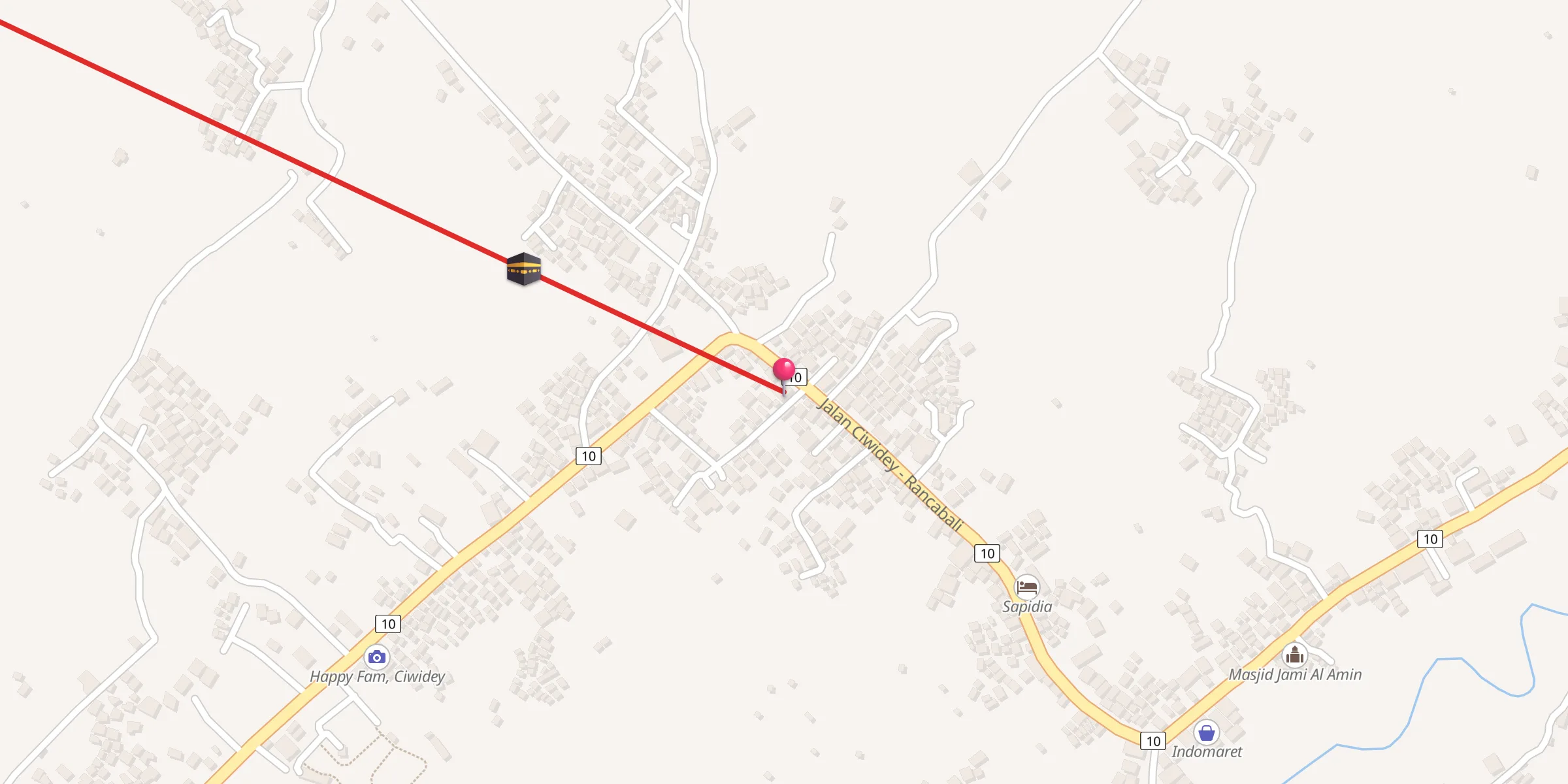 Carte de localisation : Masjid Al Aqsho