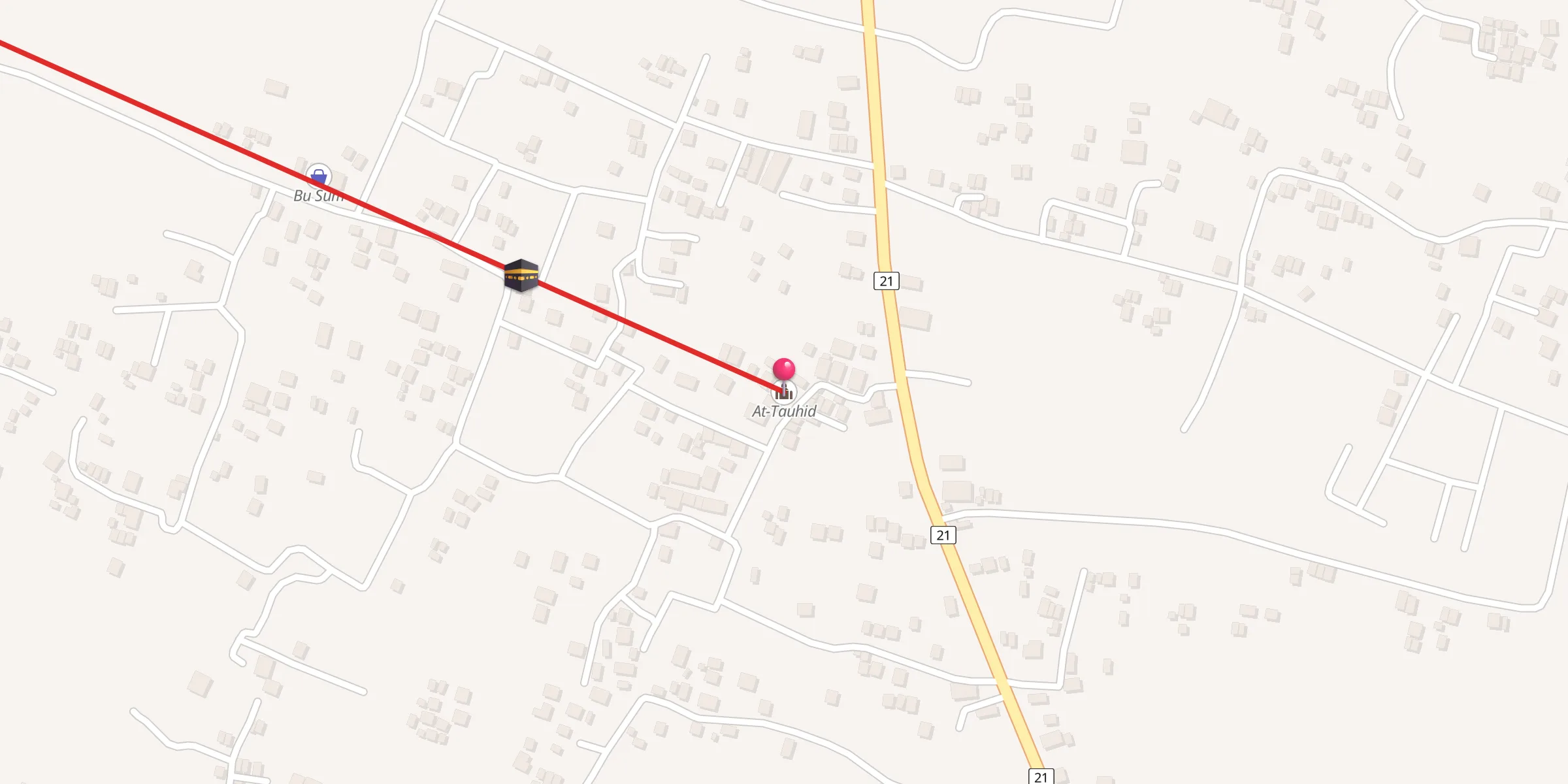 Carte de localisation : At-Tauhid