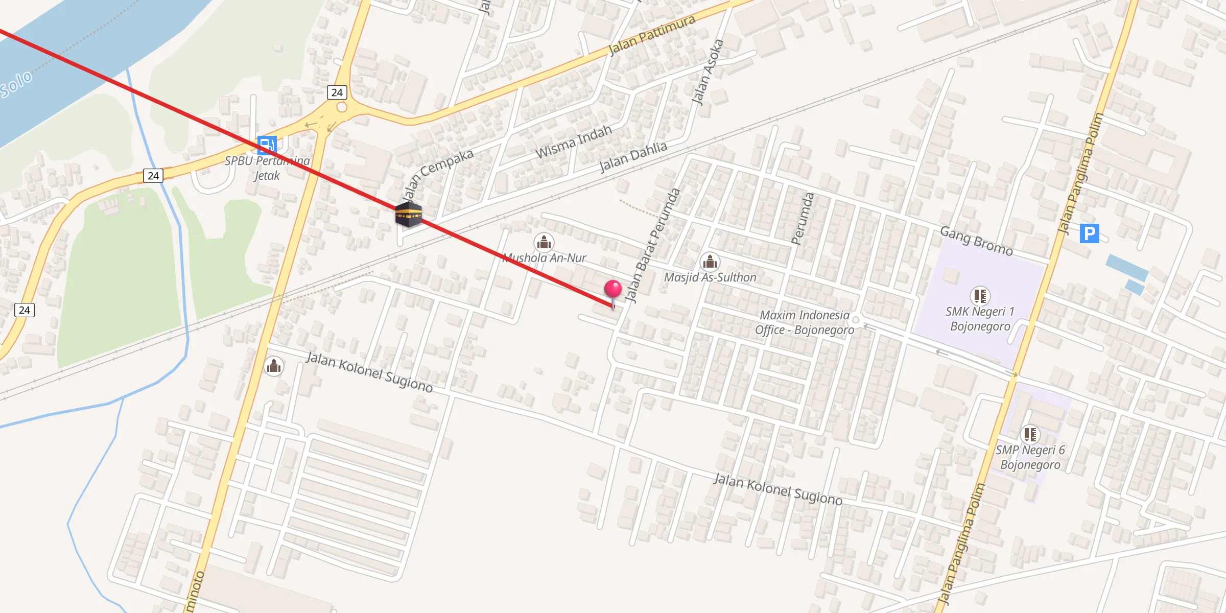 Carte de localisation : Ketua RT 005