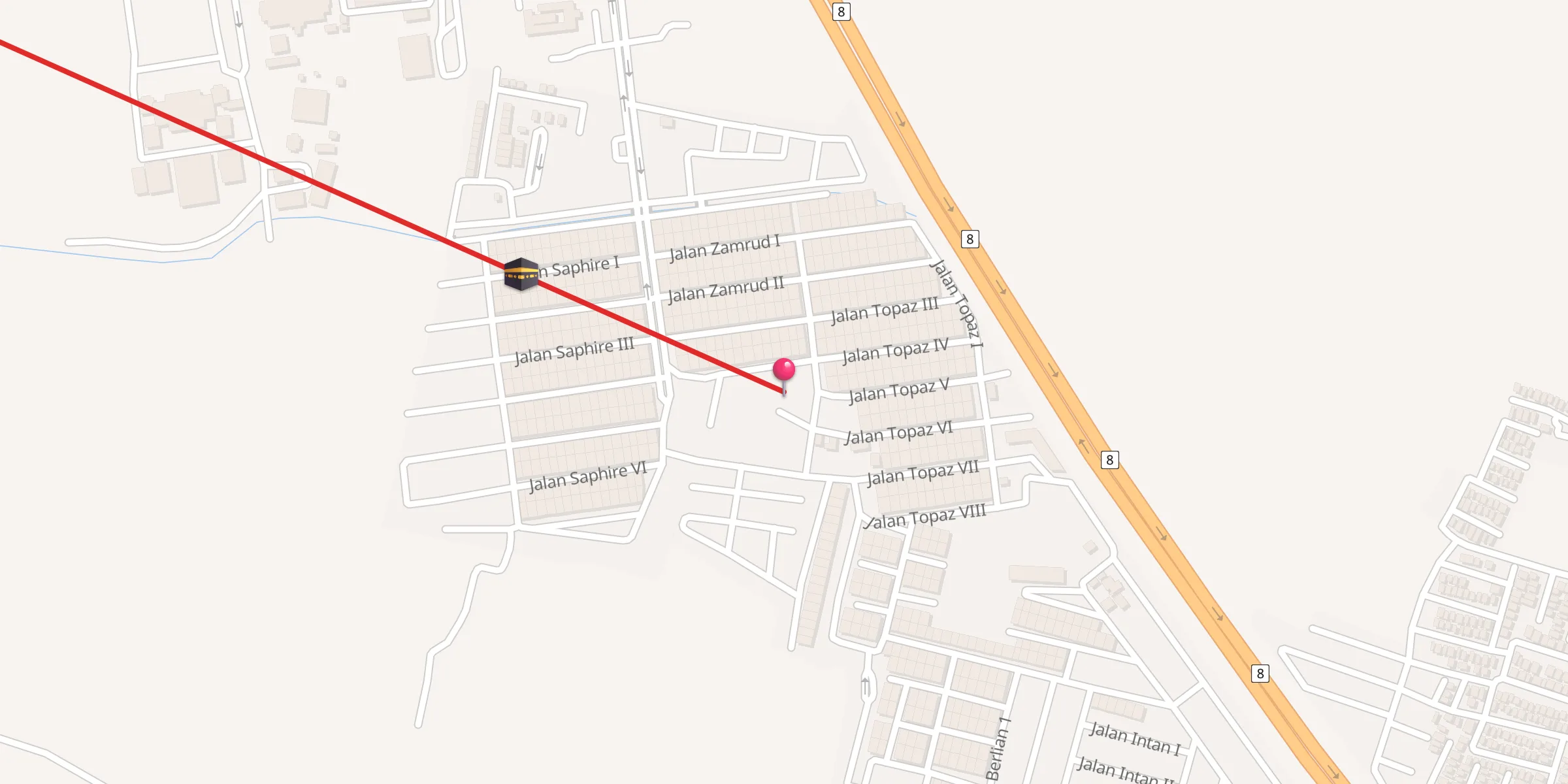 Carte de localisation : Masjid Al Islah GBA
