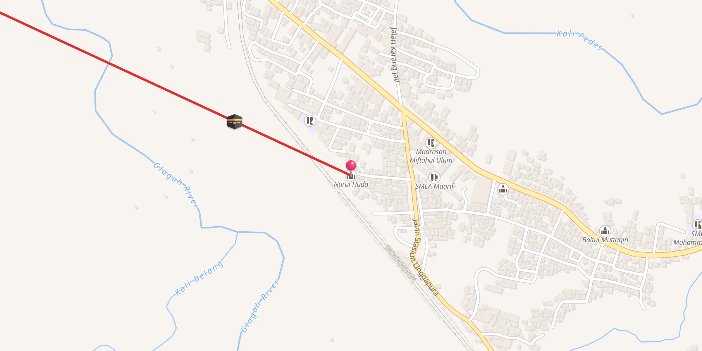 Carte de localisation : Nurul Huda
