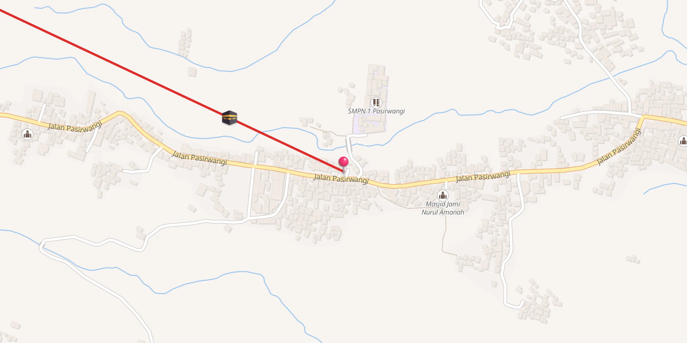 Carte de localisation : Al Maanar