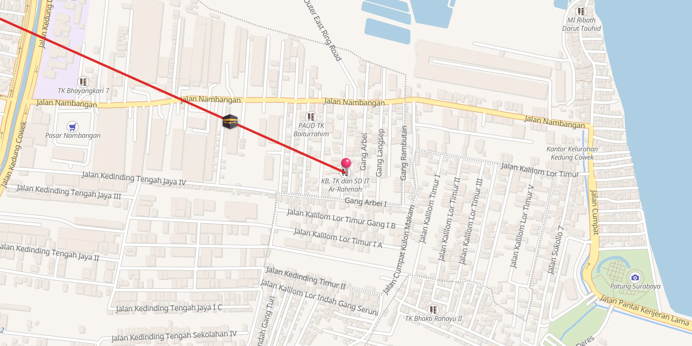 Carte de localisation : Masjid Ar Rahman