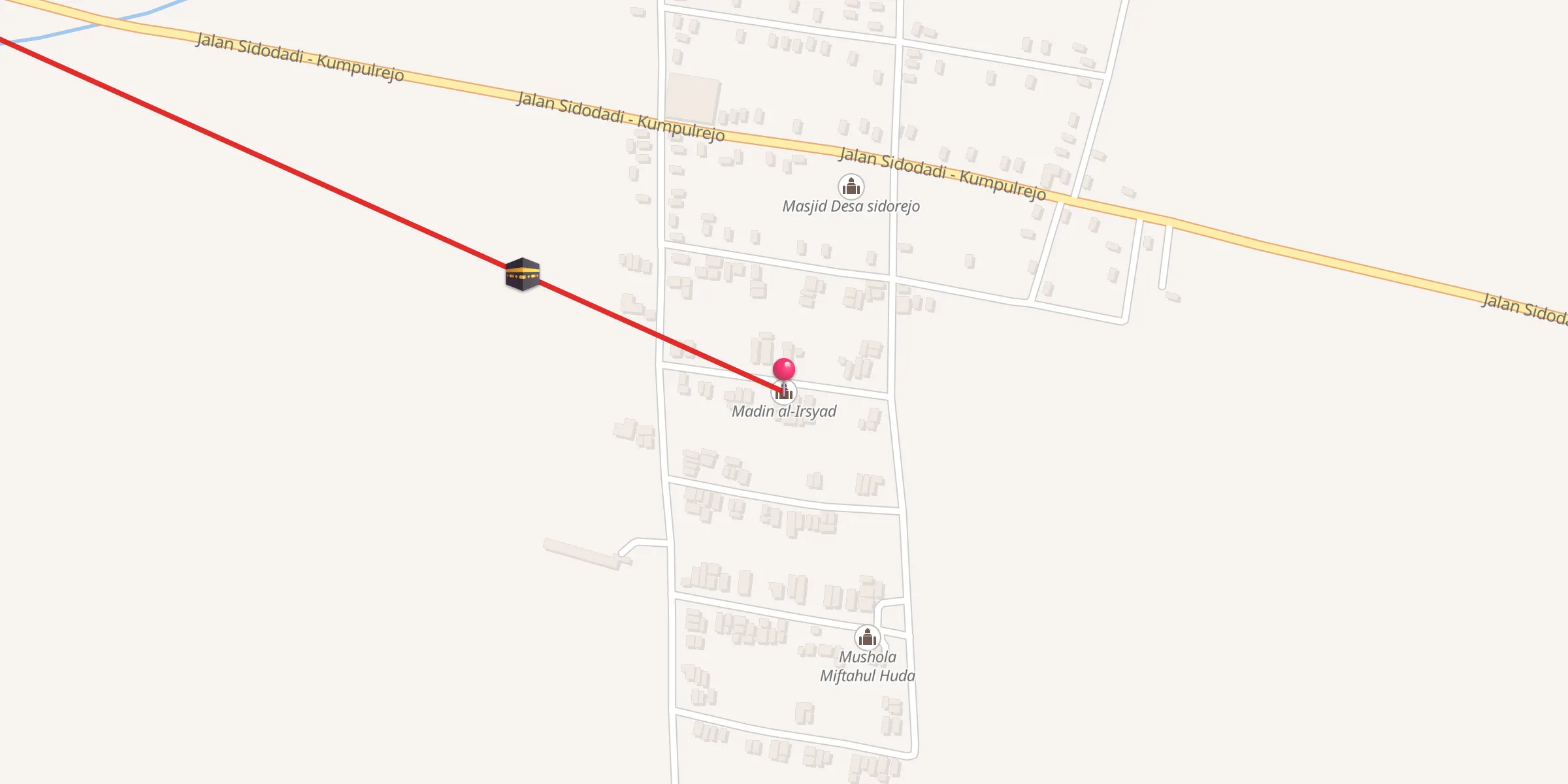 Carte de localisation : Madin al-Irsyad