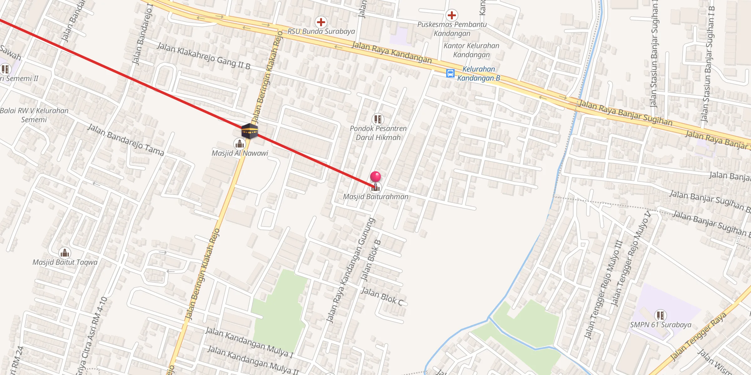 Carte de localisation : Masjid Baiturahman