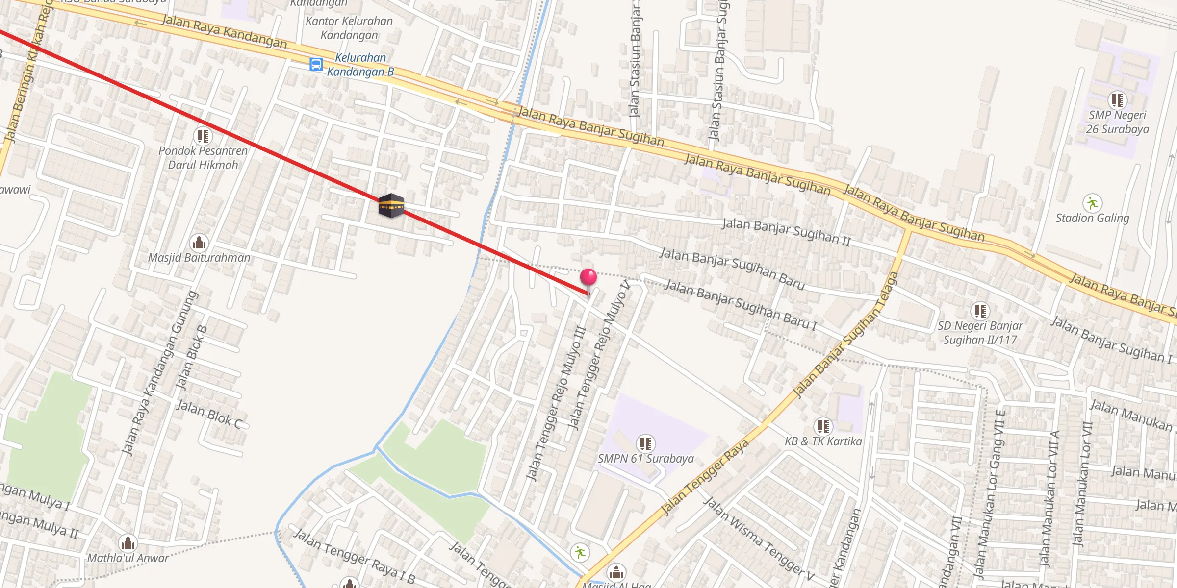 Carte de localisation : Masjid Al Ikhlas