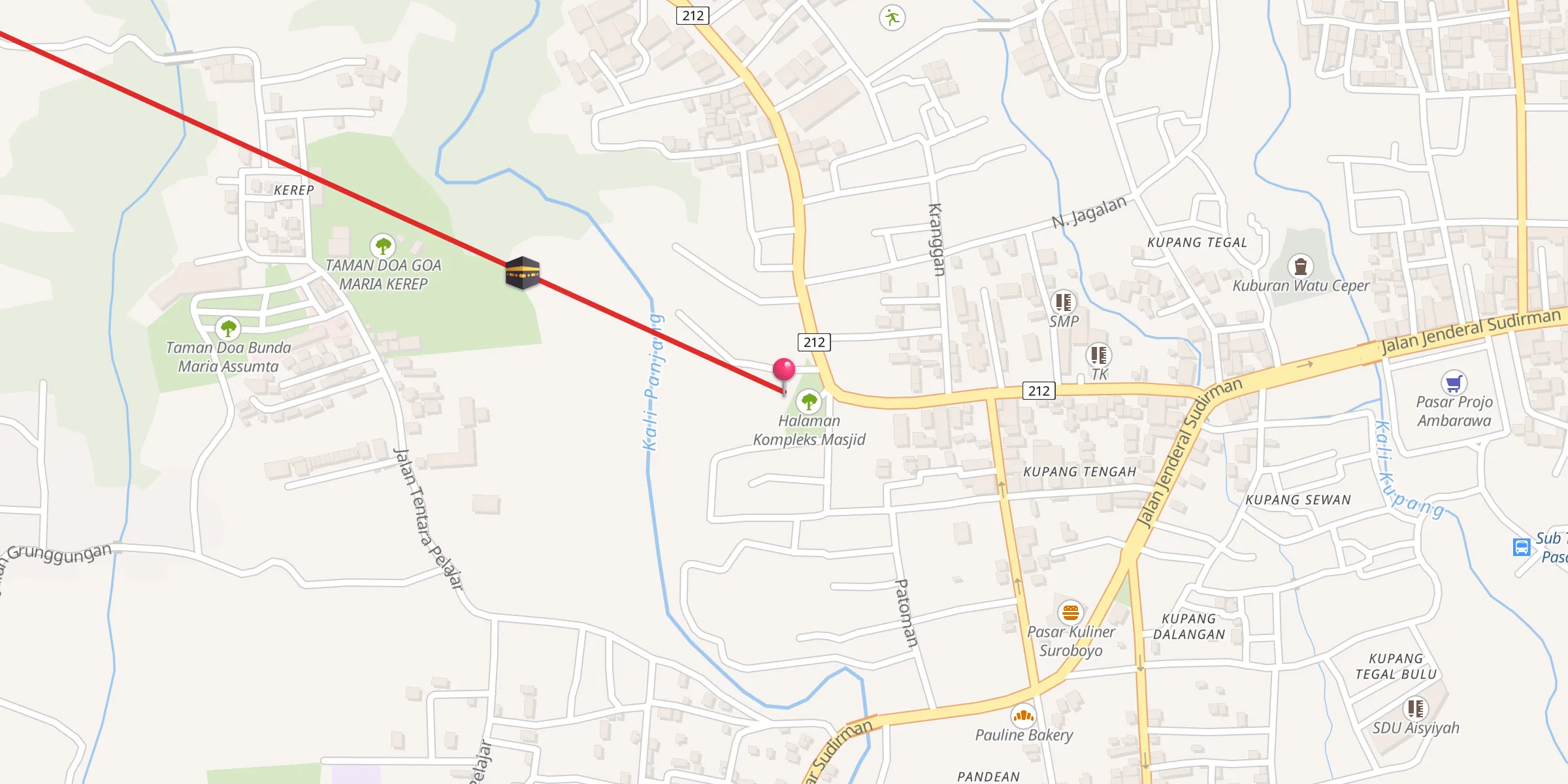 Carte de localisation : Masjid Agung Ambarawa