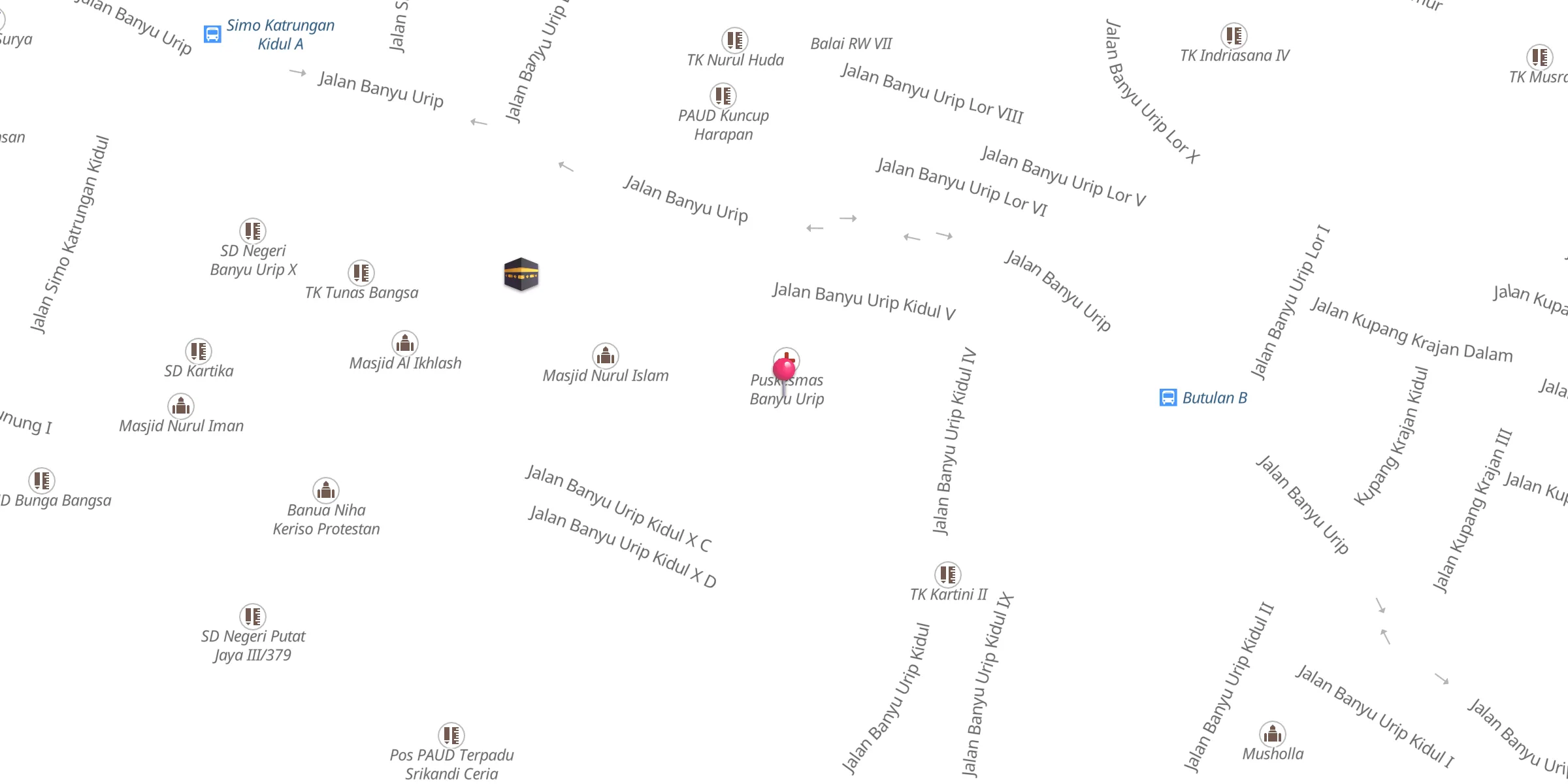 Carte de localisation : Masjid Al Amien