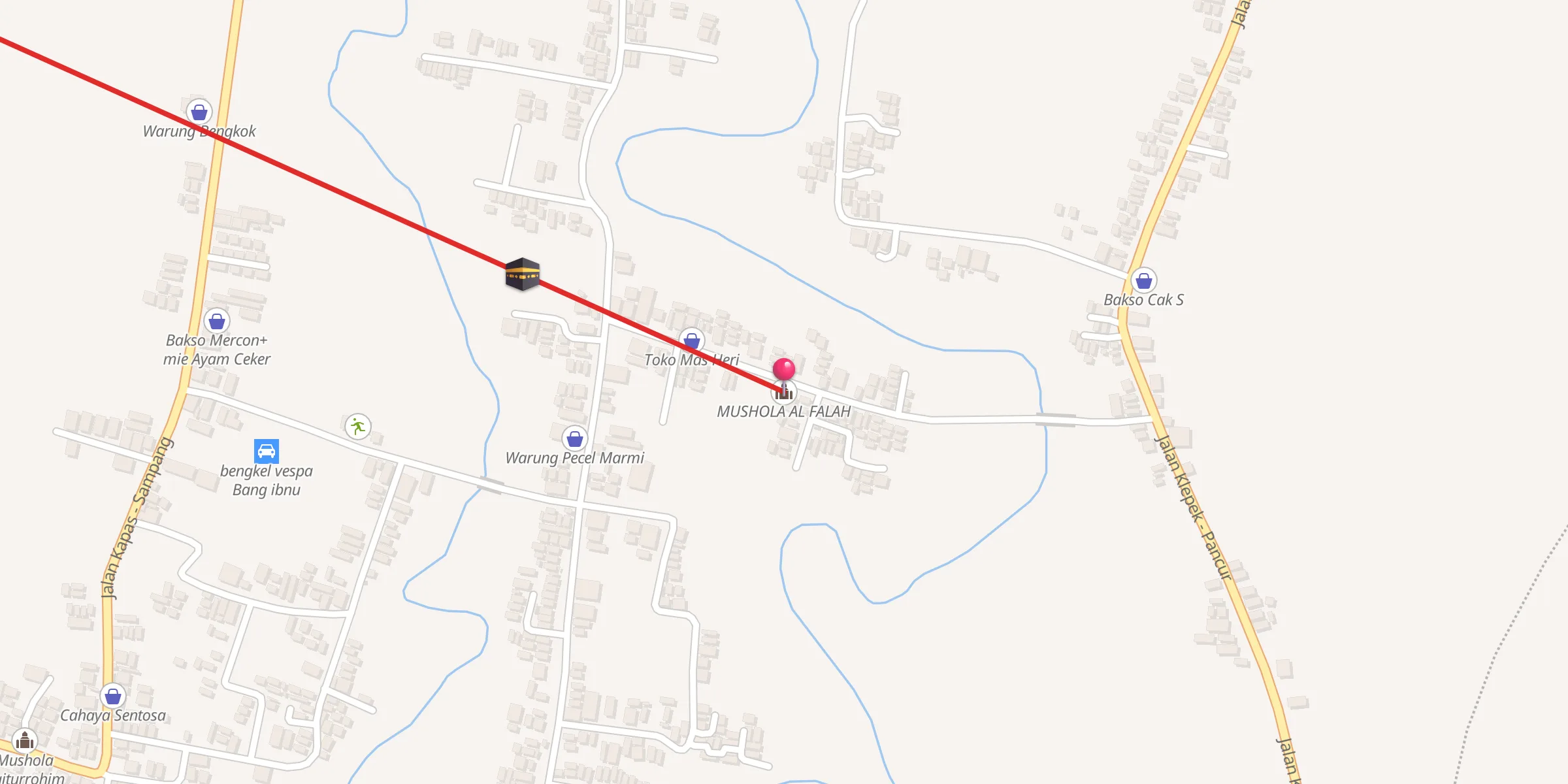 Carte de localisation : MUSHOLA AL FALAH