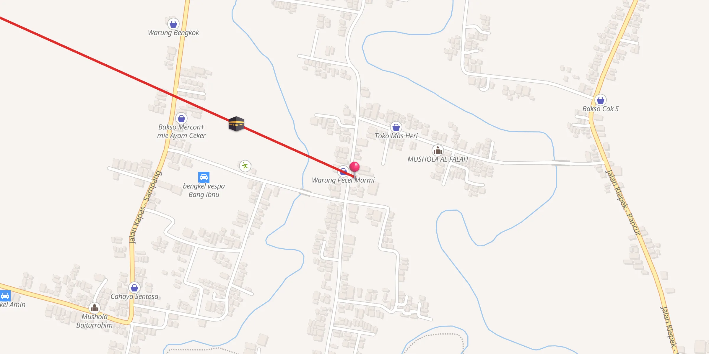 Carte de localisation : MUSHOLA AL MUKHSIN