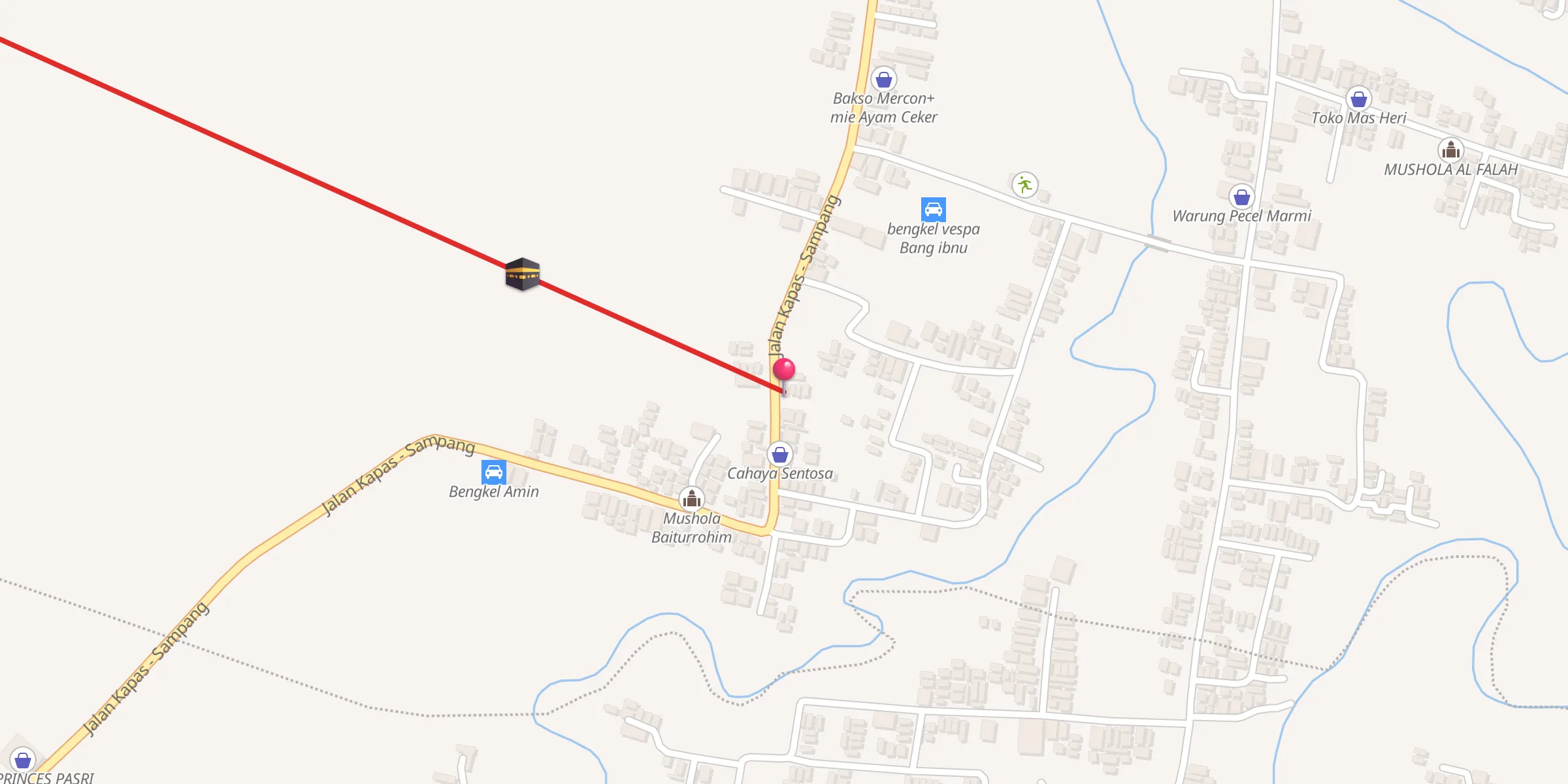 Carte de localisation : MASJID LDII KALI CILIK