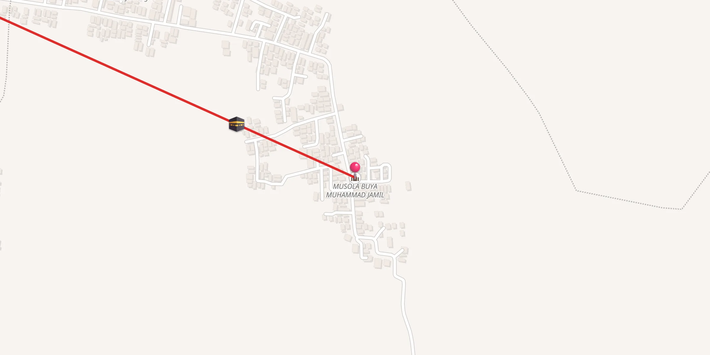 Carte de localisation : MUSOLA BUYA MUHAMMAD JAMIL