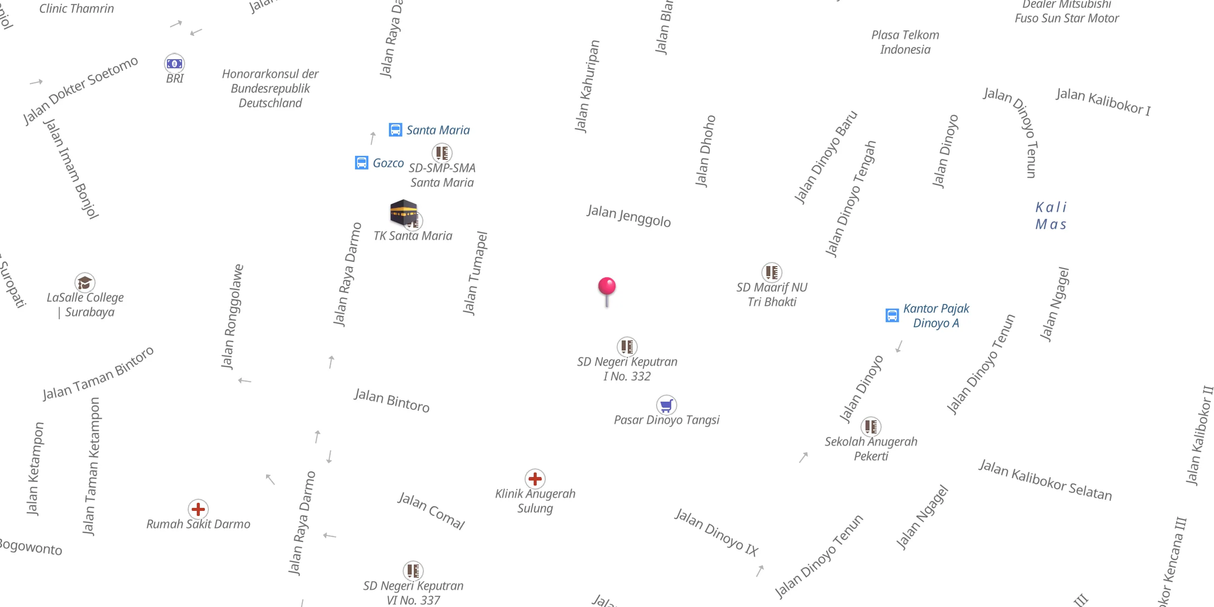 Carte de localisation : Masjid Al Amin