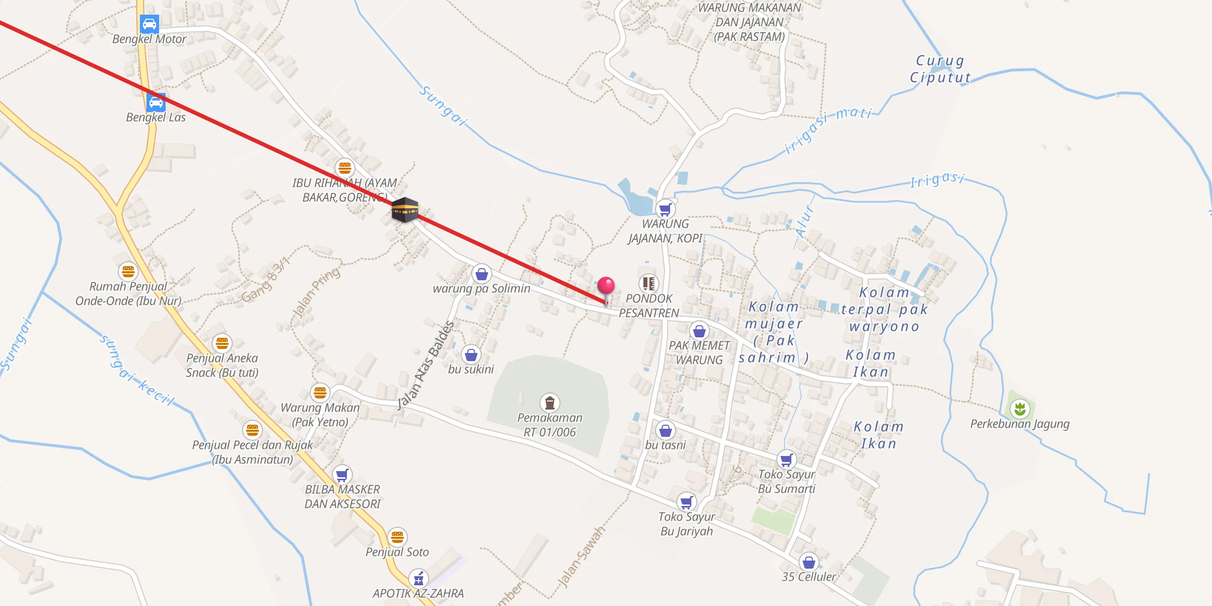 Carte de localisation : MUSHOLA 1/4
