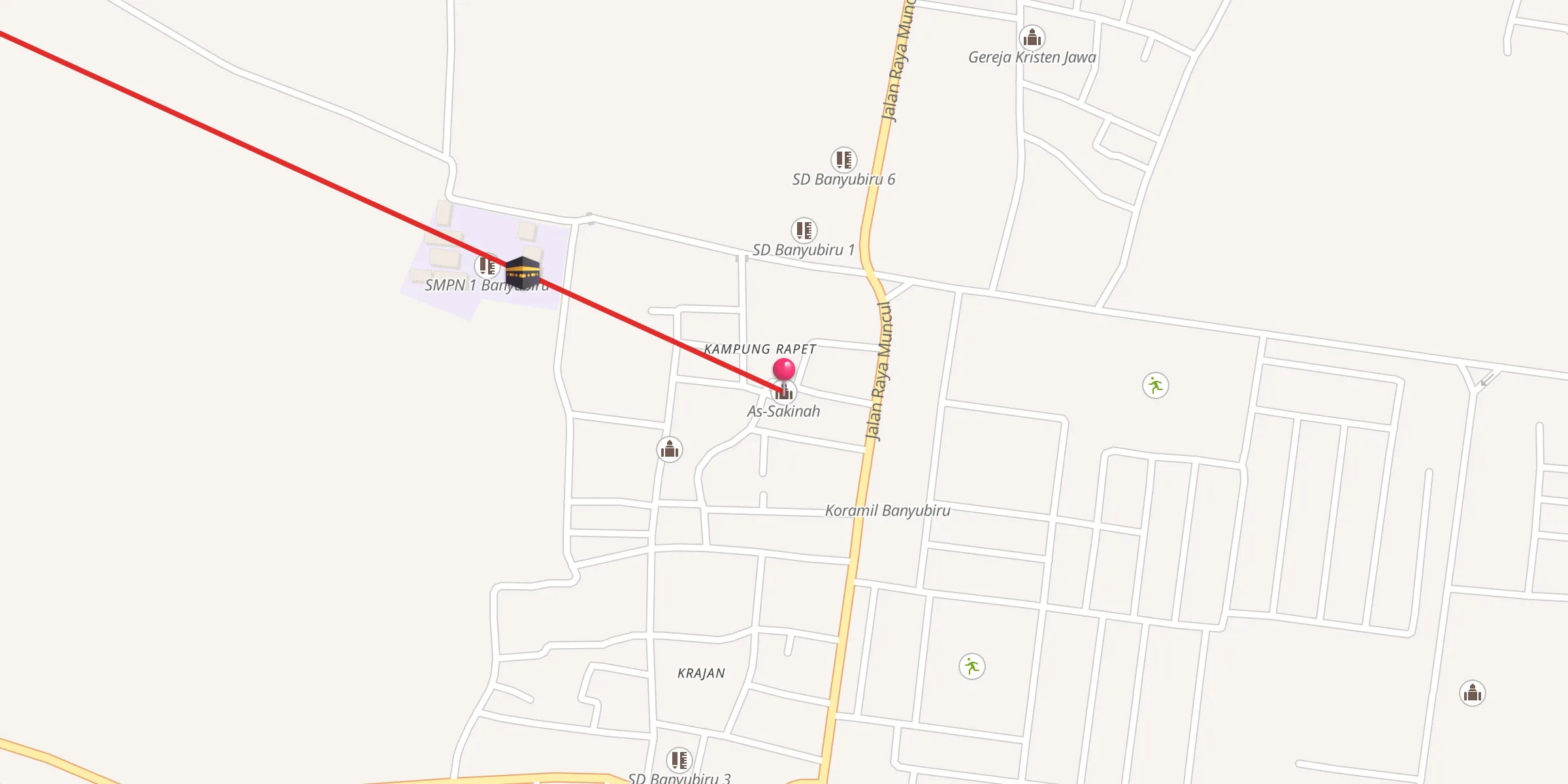 Carte de localisation : As-Sakinah