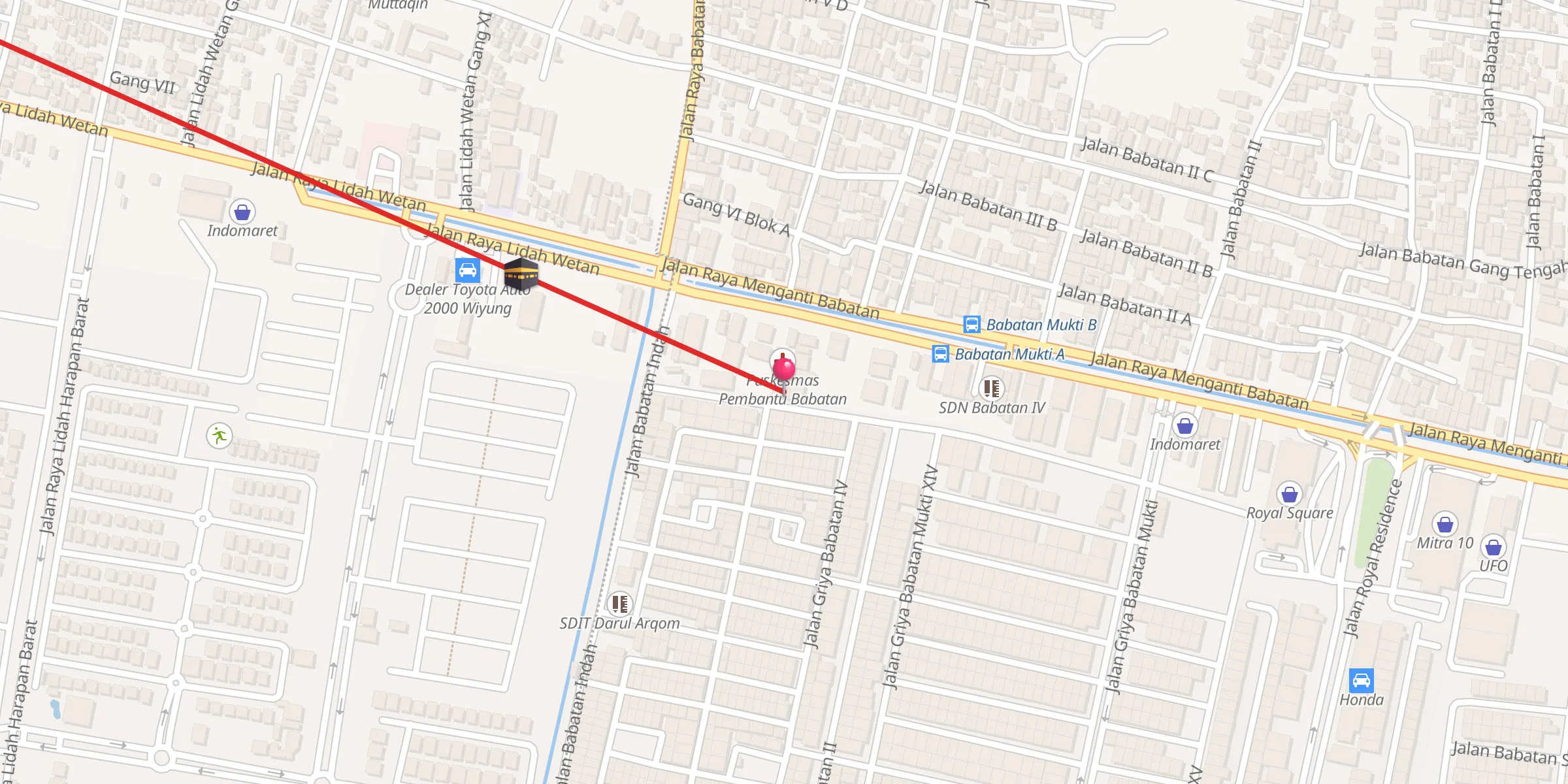 Carte de localisation : Masjid Al Ishlah
