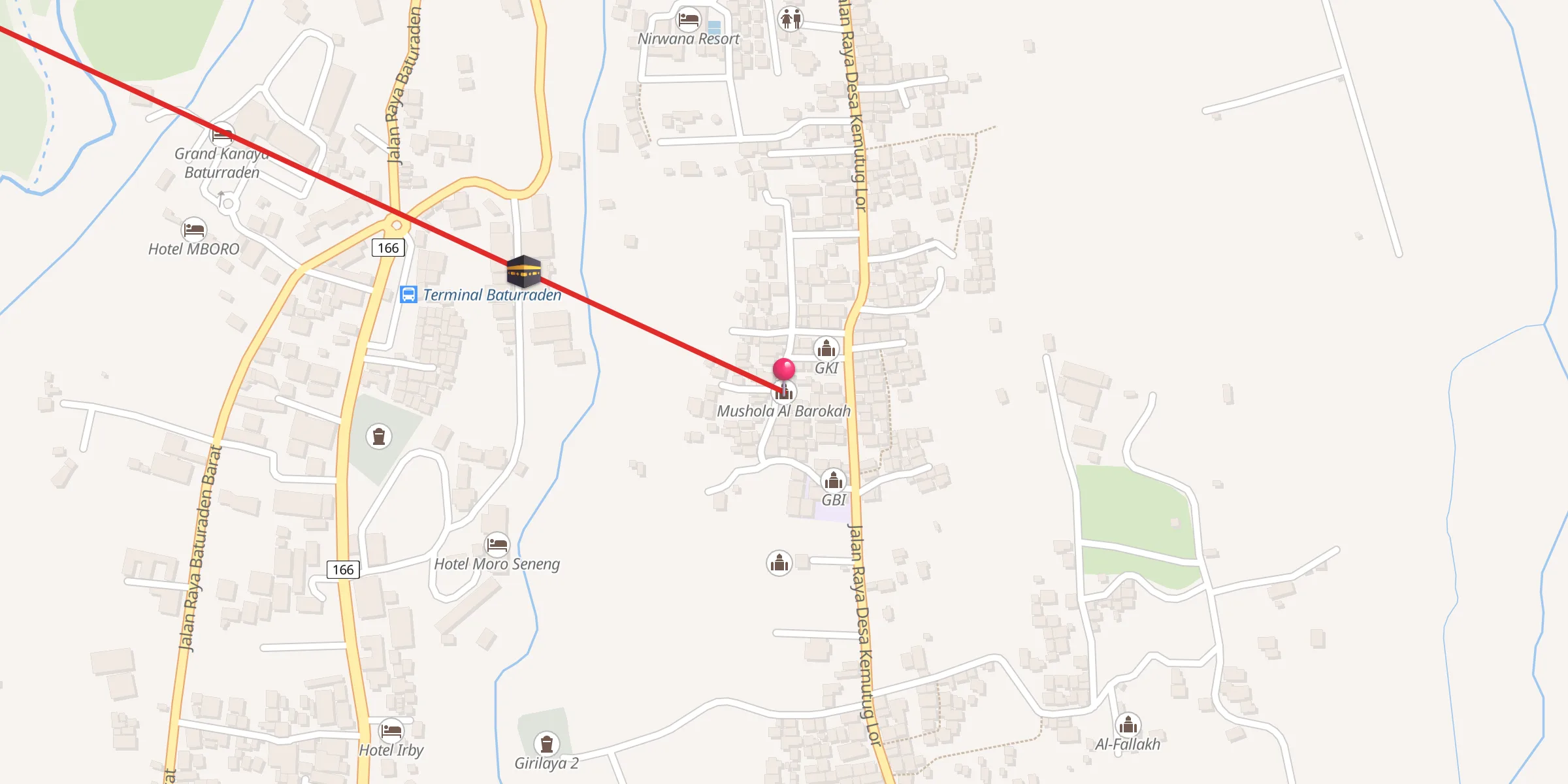 Carte de localisation : Mushola Al Barokah