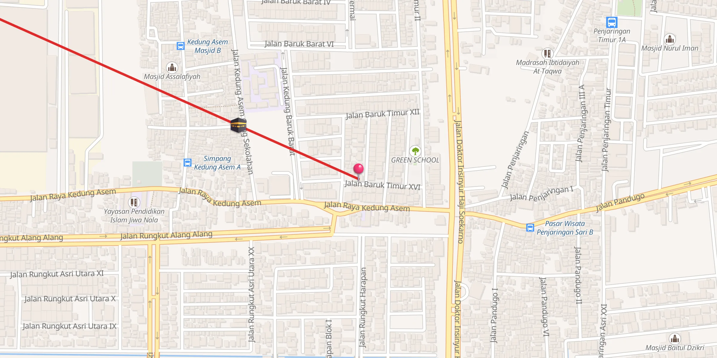 Carte de localisation : Al Burhan