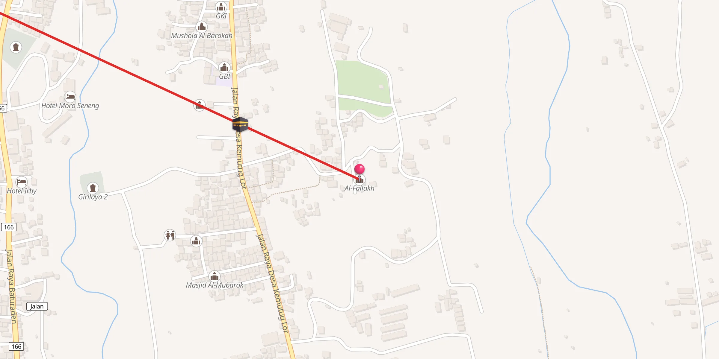 Carte de localisation : Al-Fallakh