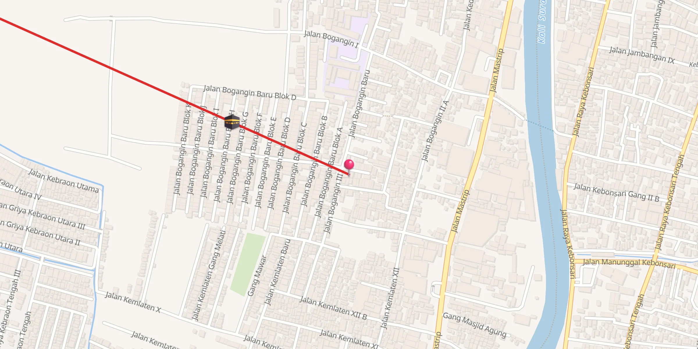 Carte de localisation : Masjid Al Iqsan