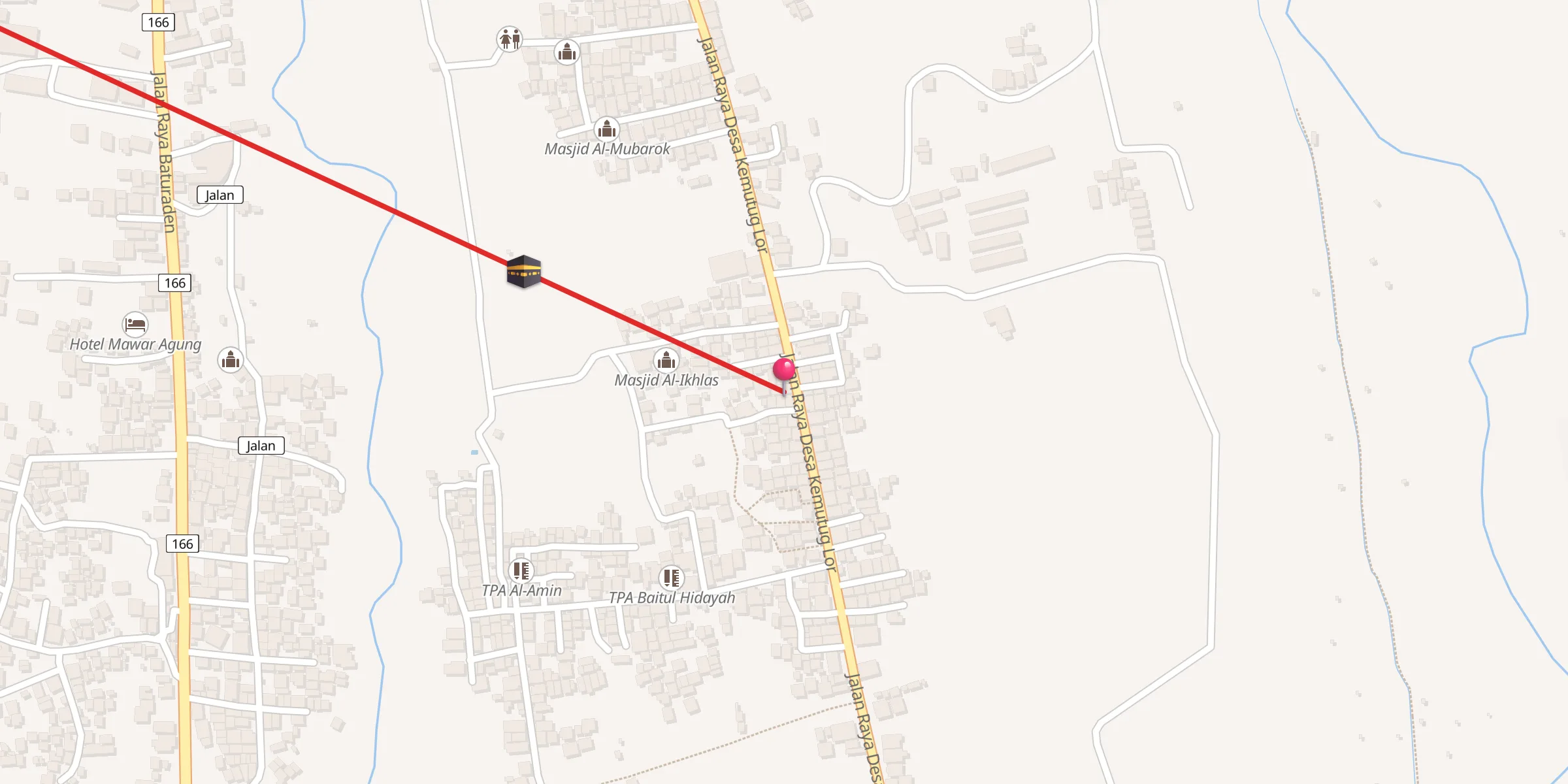 Carte de localisation : Masjid Miftahul Afkar