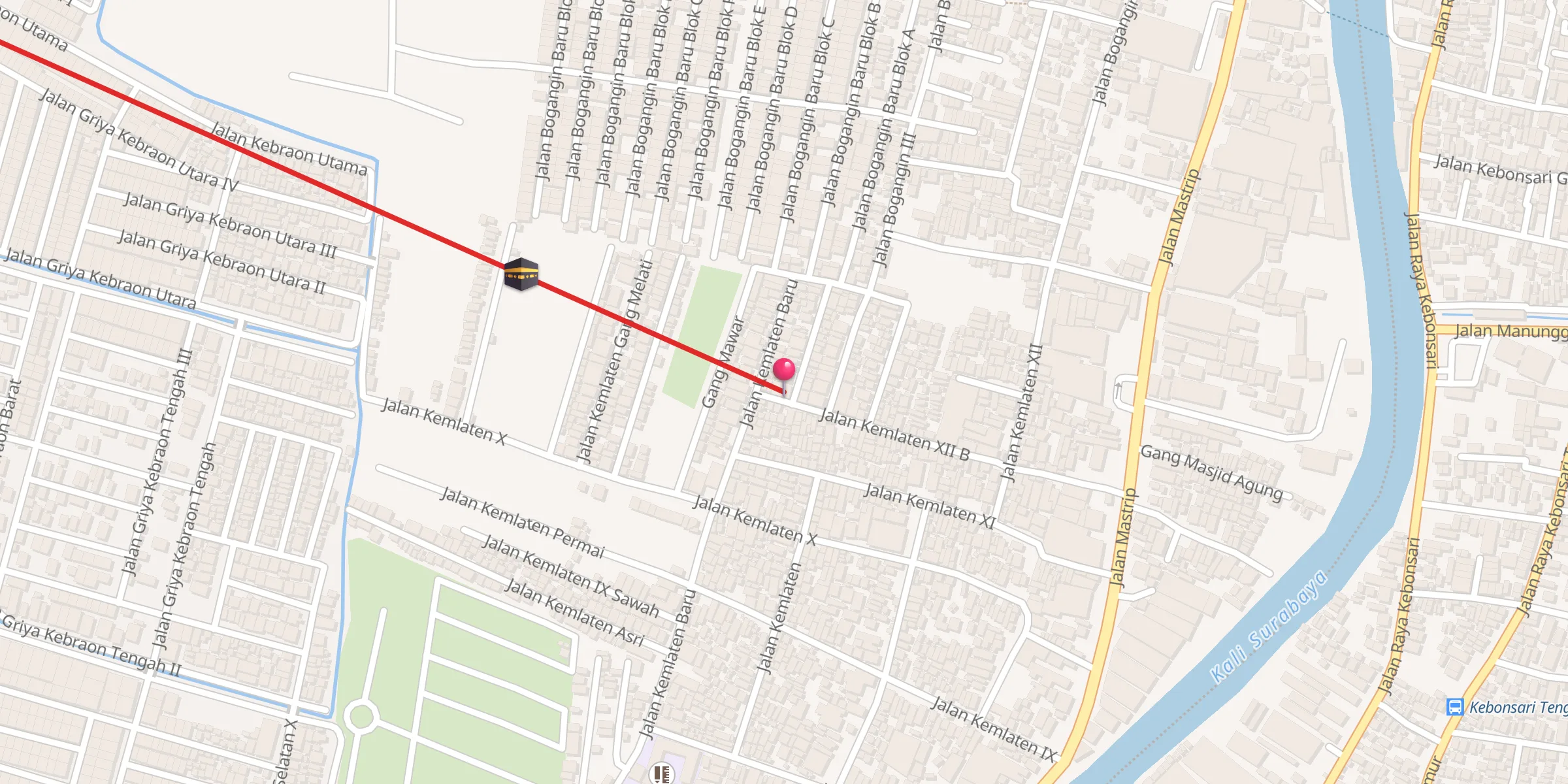 Carte de localisation : Masjid Al Istiqomah