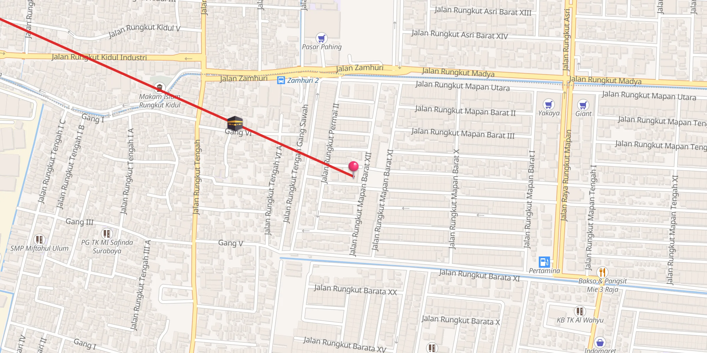 Carte de localisation : Masjid Al Haq