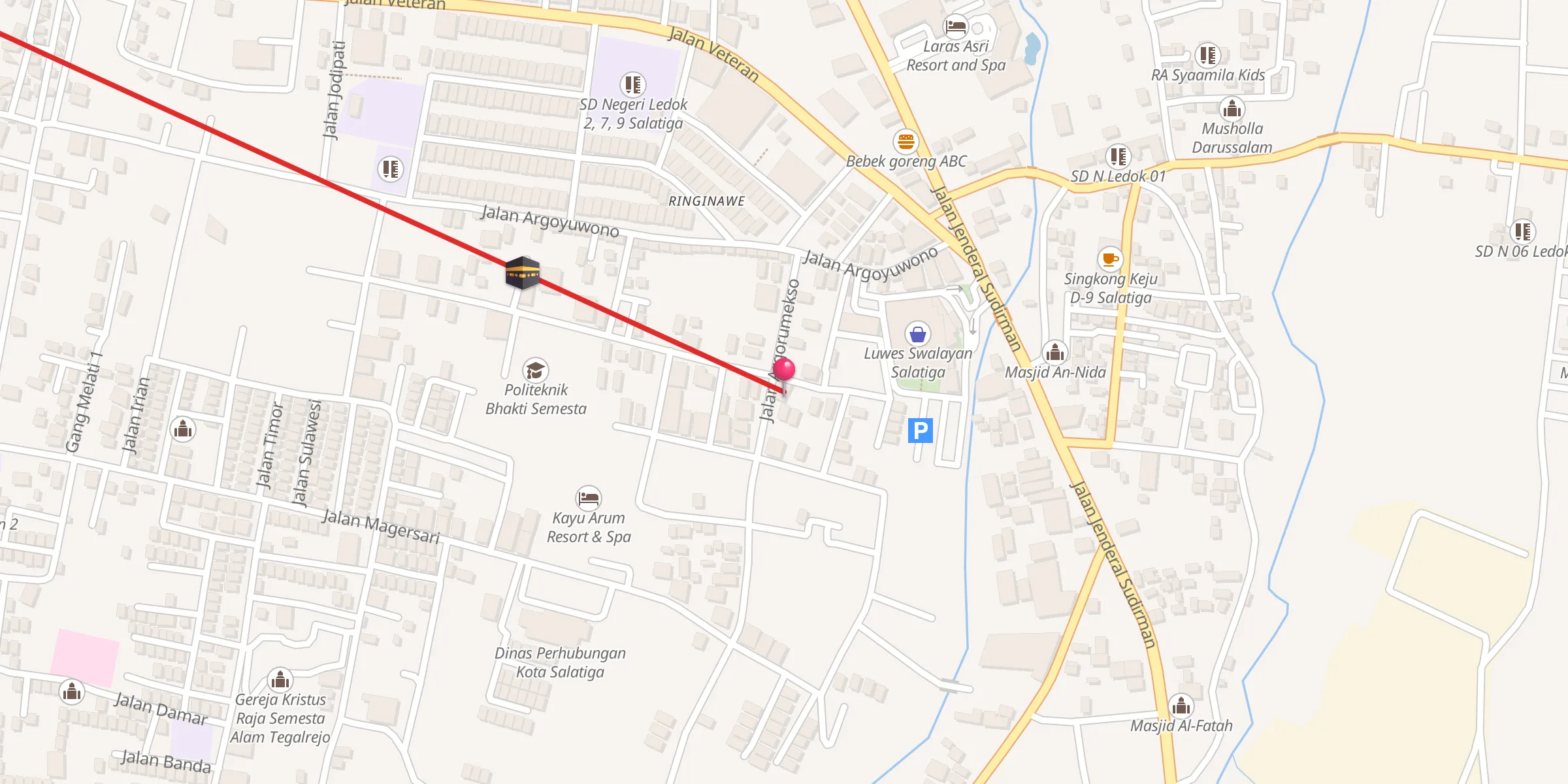 Carte de localisation : Masjid Al Ishlah