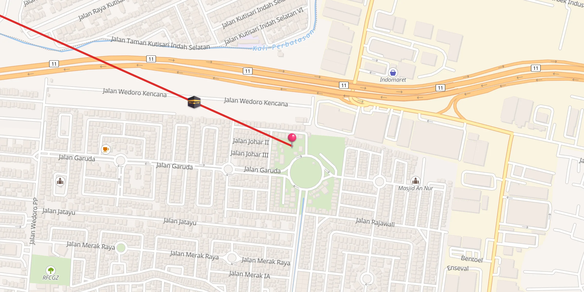 Carte de localisation : Masjid Ad-Dakwah