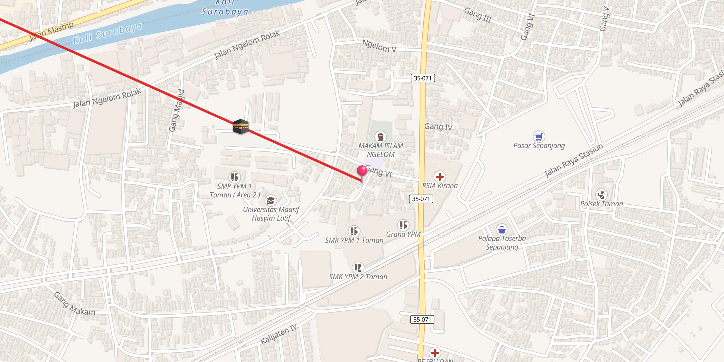 Carte de localisation : MASJID DARUL MUTTAQIN