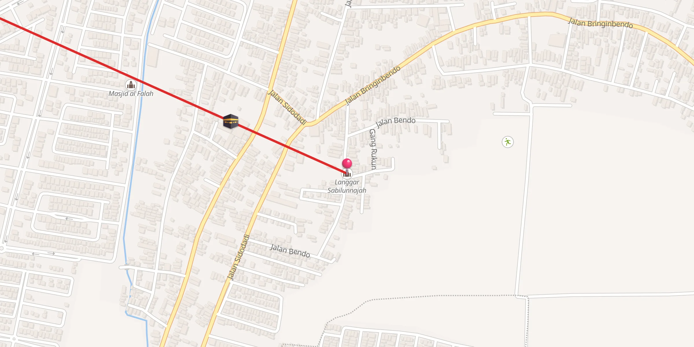 Carte de localisation : Langgar Sabilunnajah