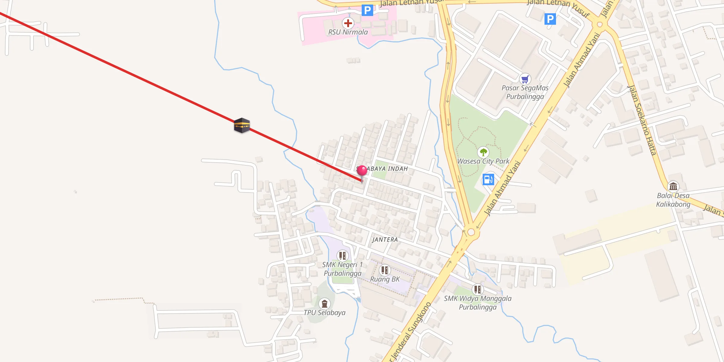 Carte de localisation : Al Muhajjirin