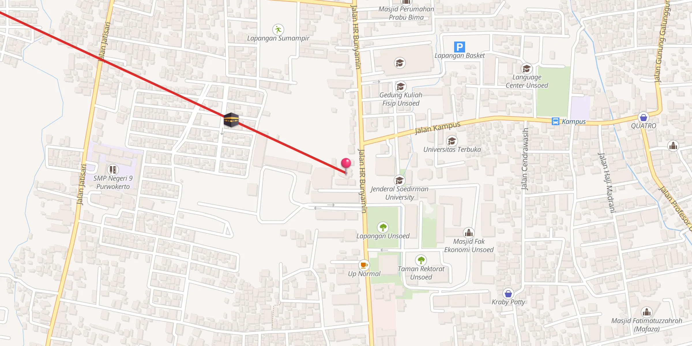Carte de localisation : Masjid Nurul Ulum