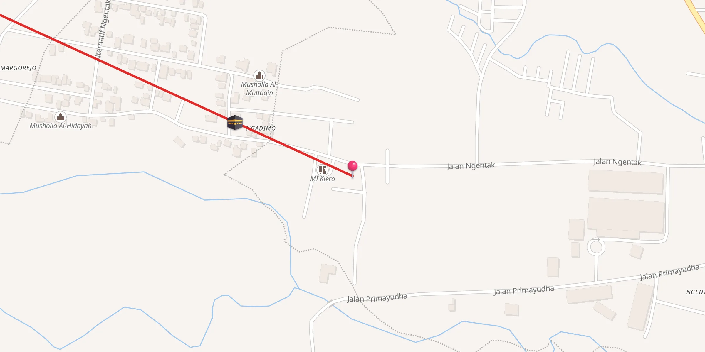 Carte de localisation : Majid Jami' Ngadirno