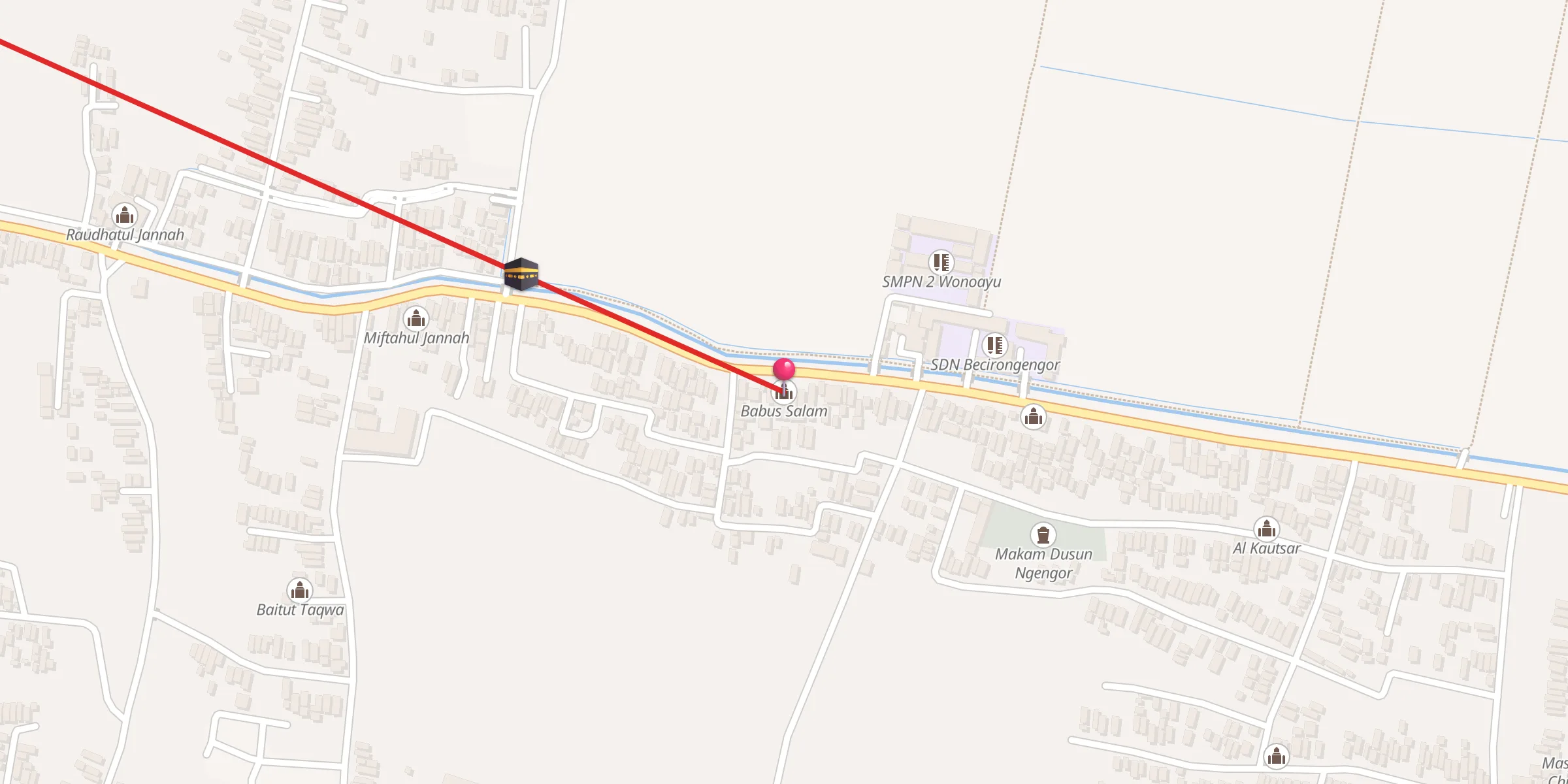 Carte de localisation : Babus Salam