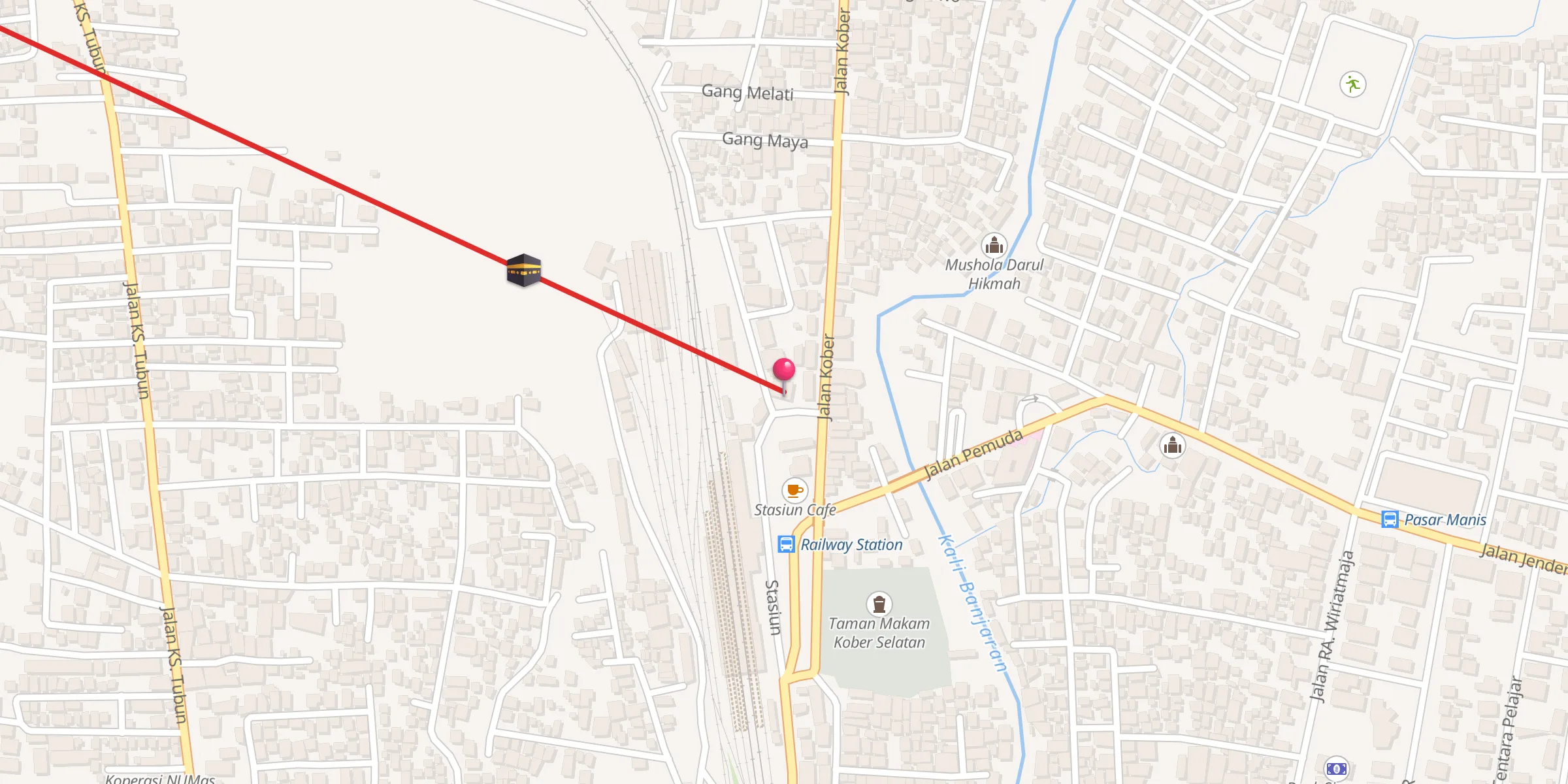 Carte de localisation : Masjid Al Ikhlas