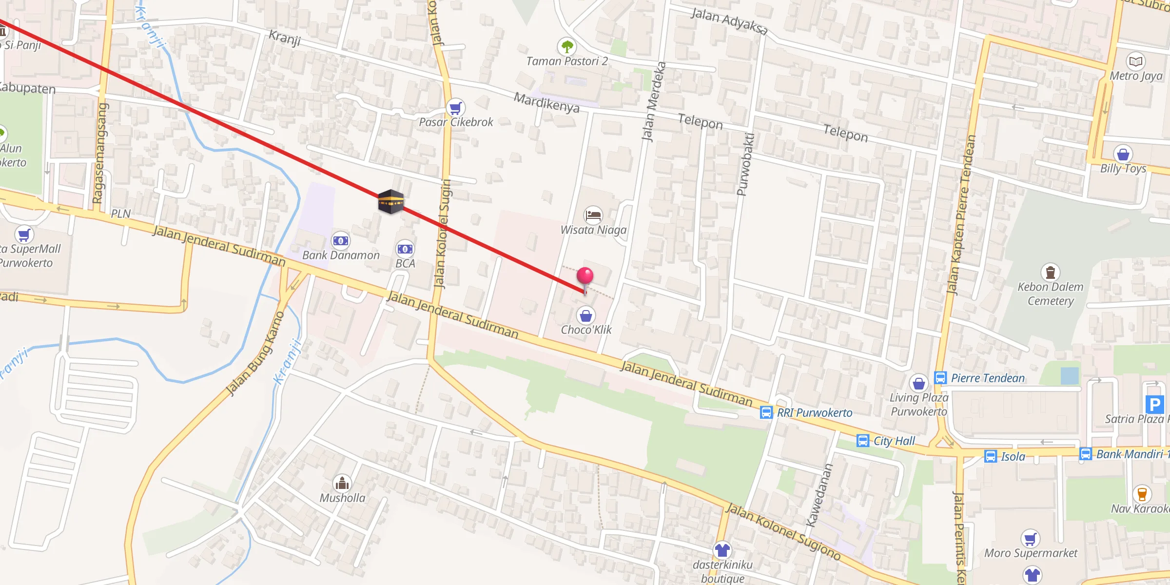 Carte de localisation : Masjid Darussalam