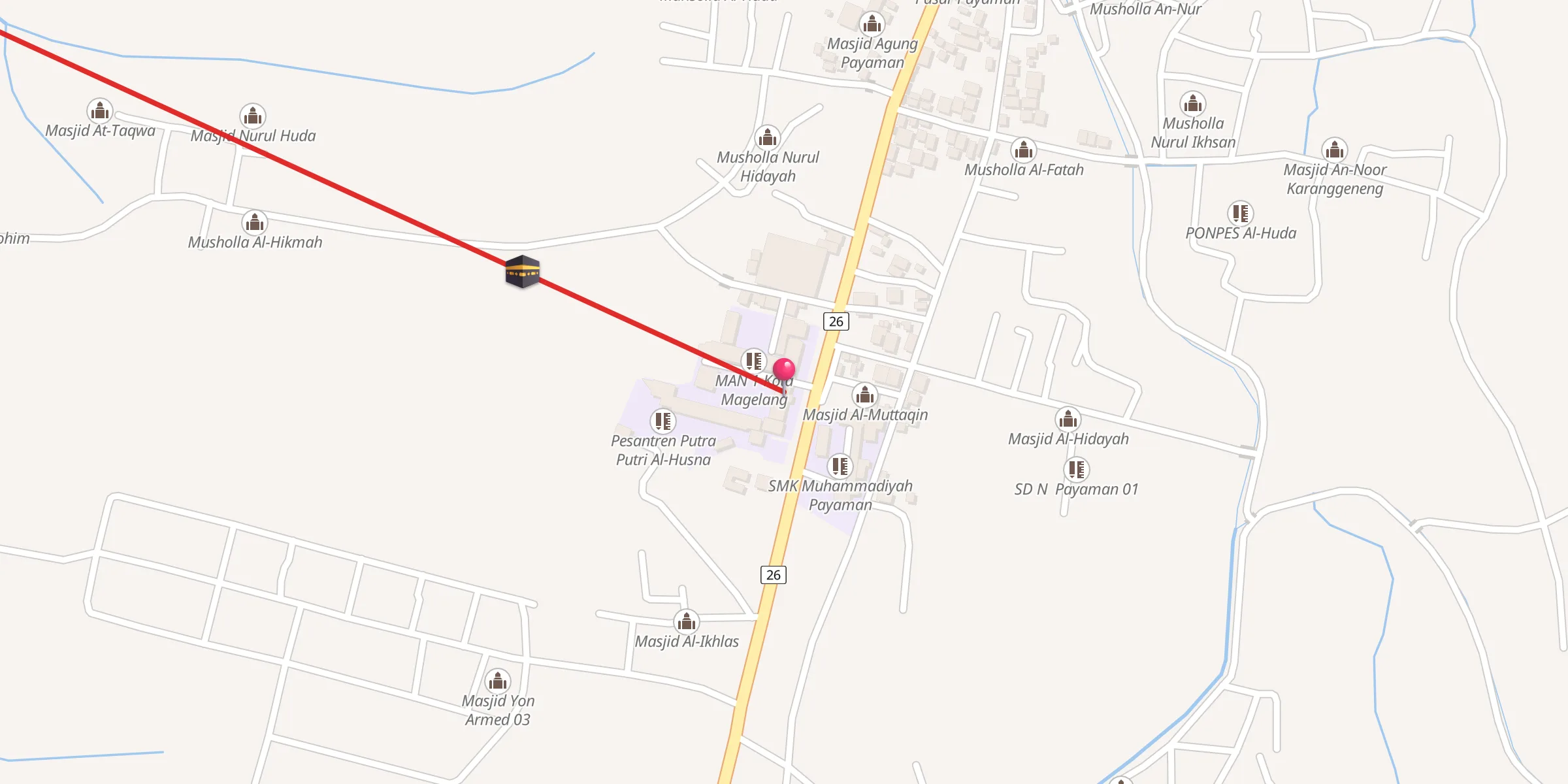 Carte de localisation : MAN 01 Magelang