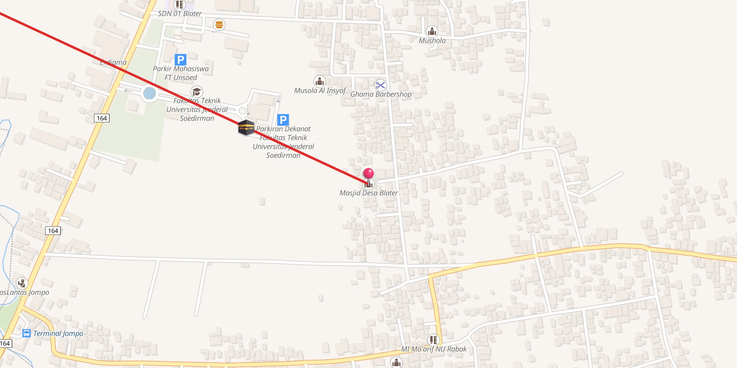 Carte de localisation : Masjid Desa Blater