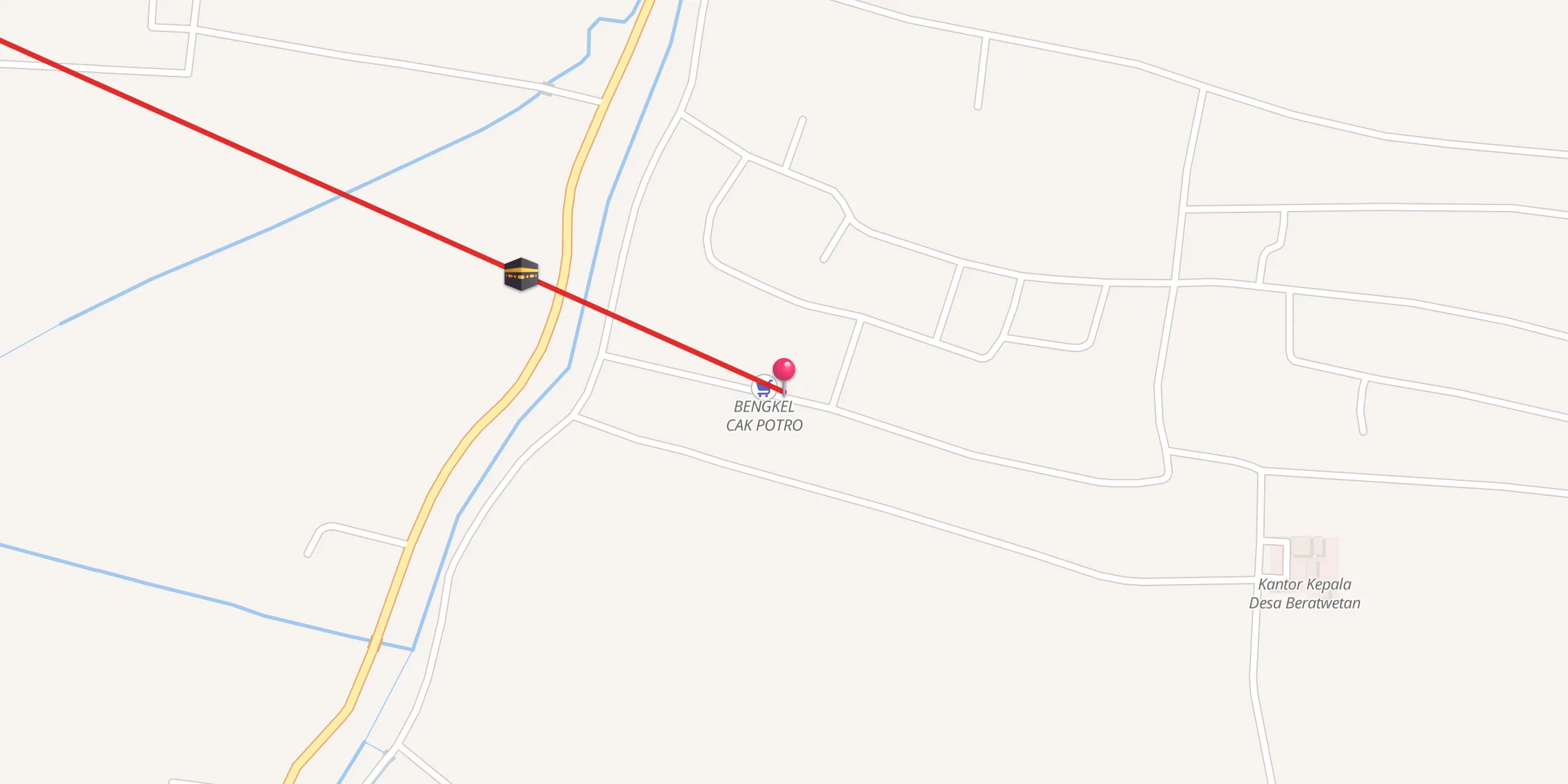 Carte de localisation : Mushola Wali Songo
