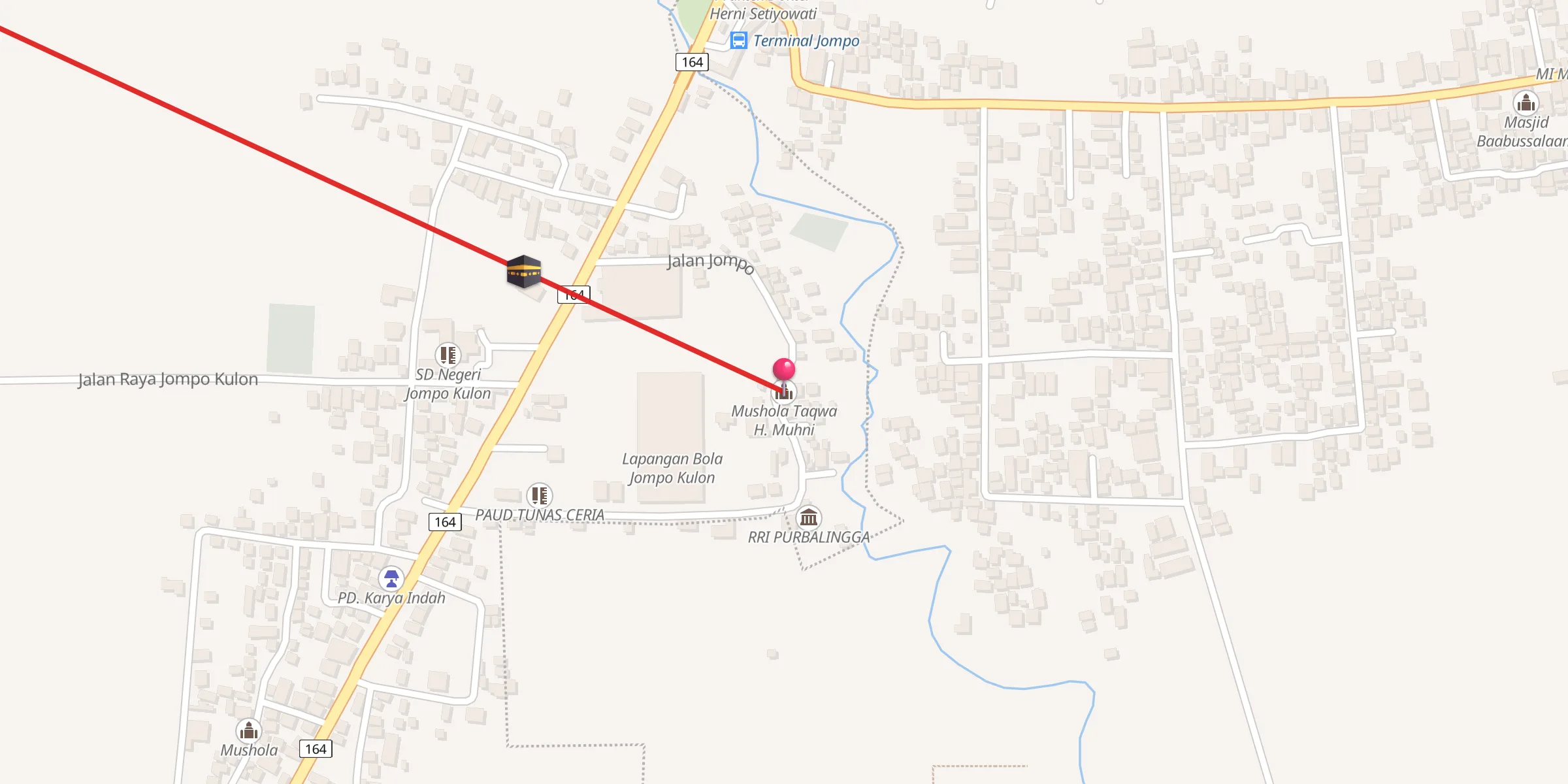 Carte de localisation : Mushola Taqwa H. Muhni