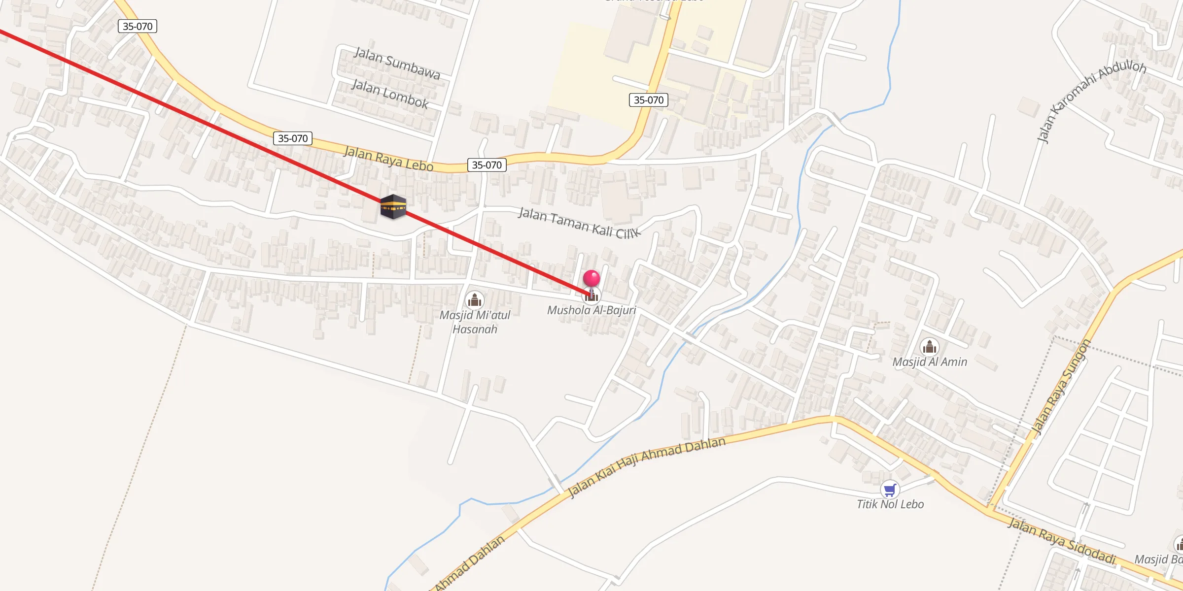 Carte de localisation : Al-Bajuri
