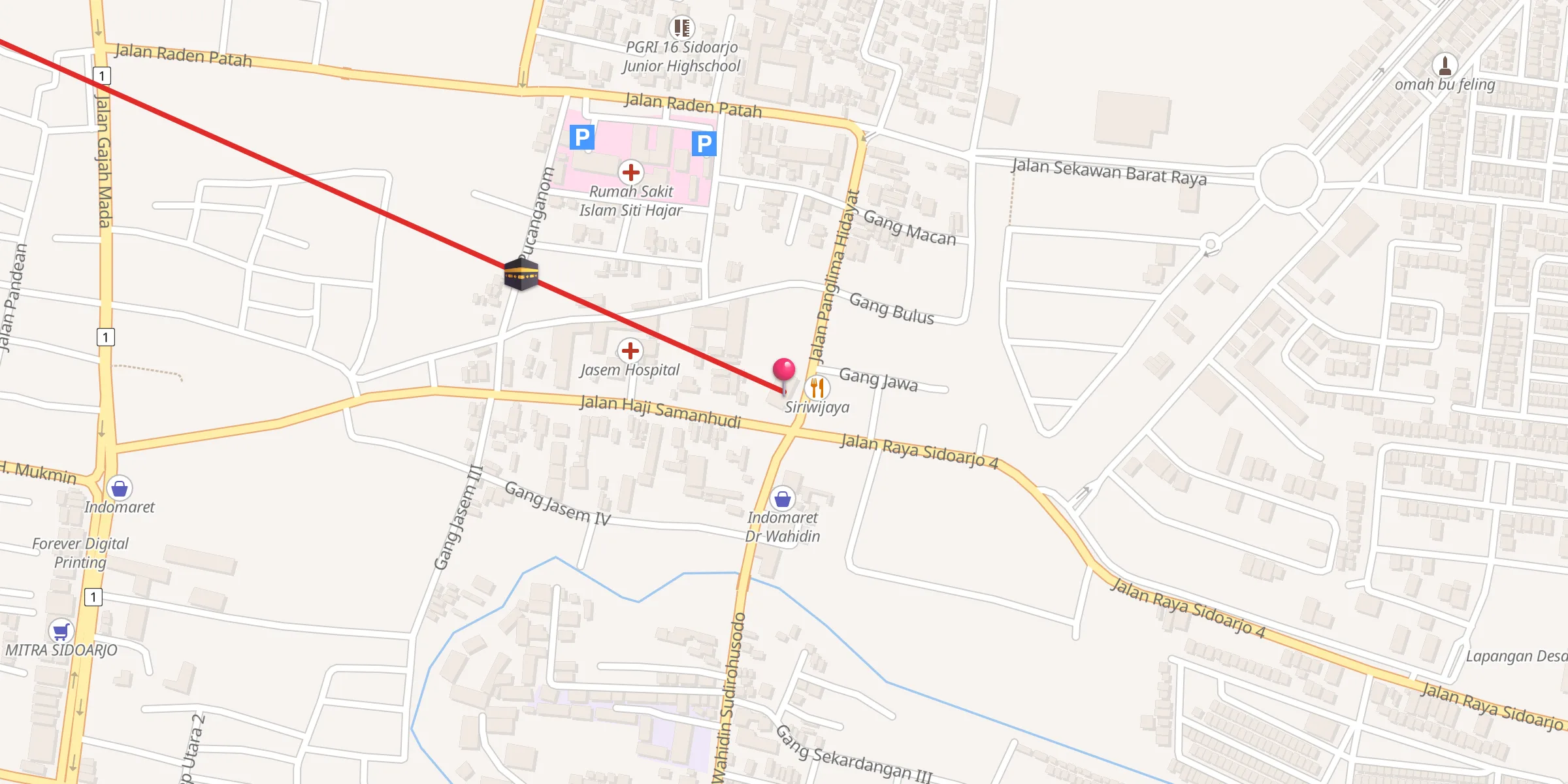 Carte de localisation : Masjid Nurul Ghina