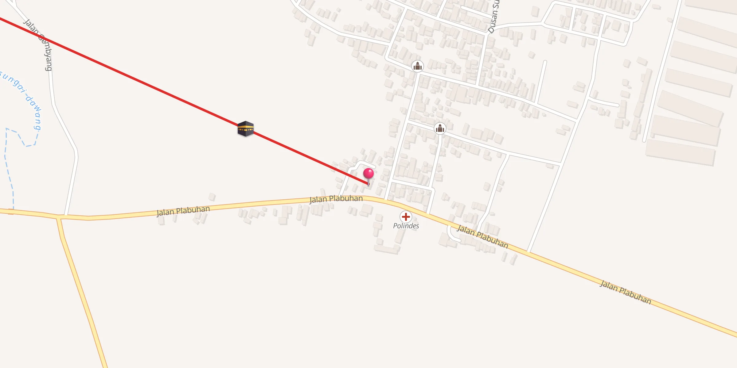 Carte de localisation : Masjid Darul Muttaqin