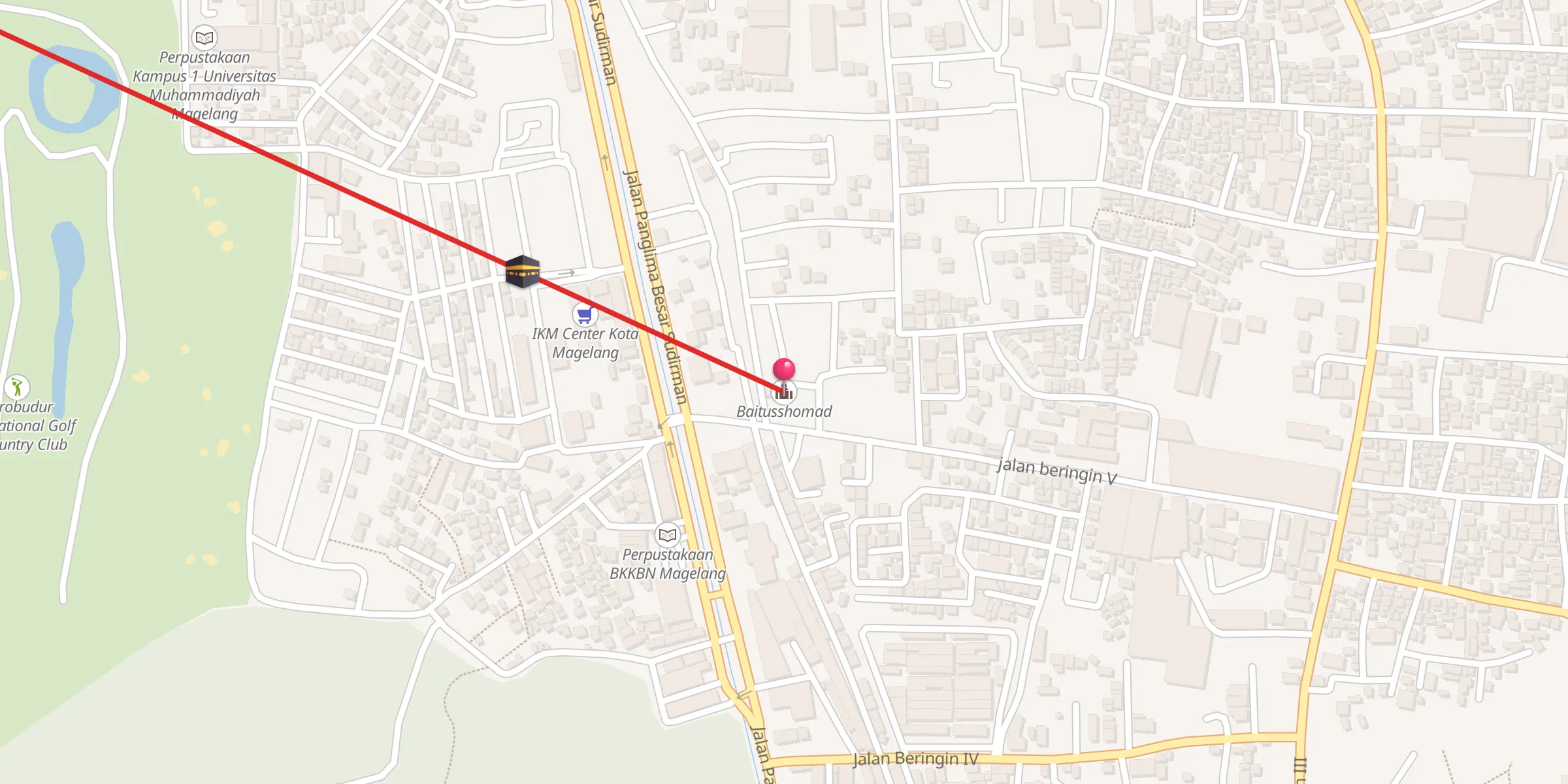 Carte de localisation : Baitusshomad