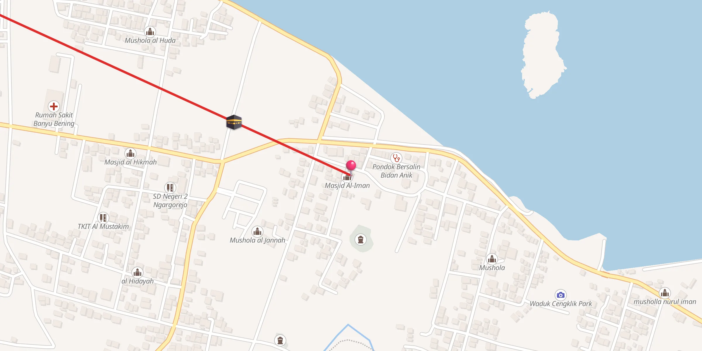 Carte de localisation : Masjid Al Imam