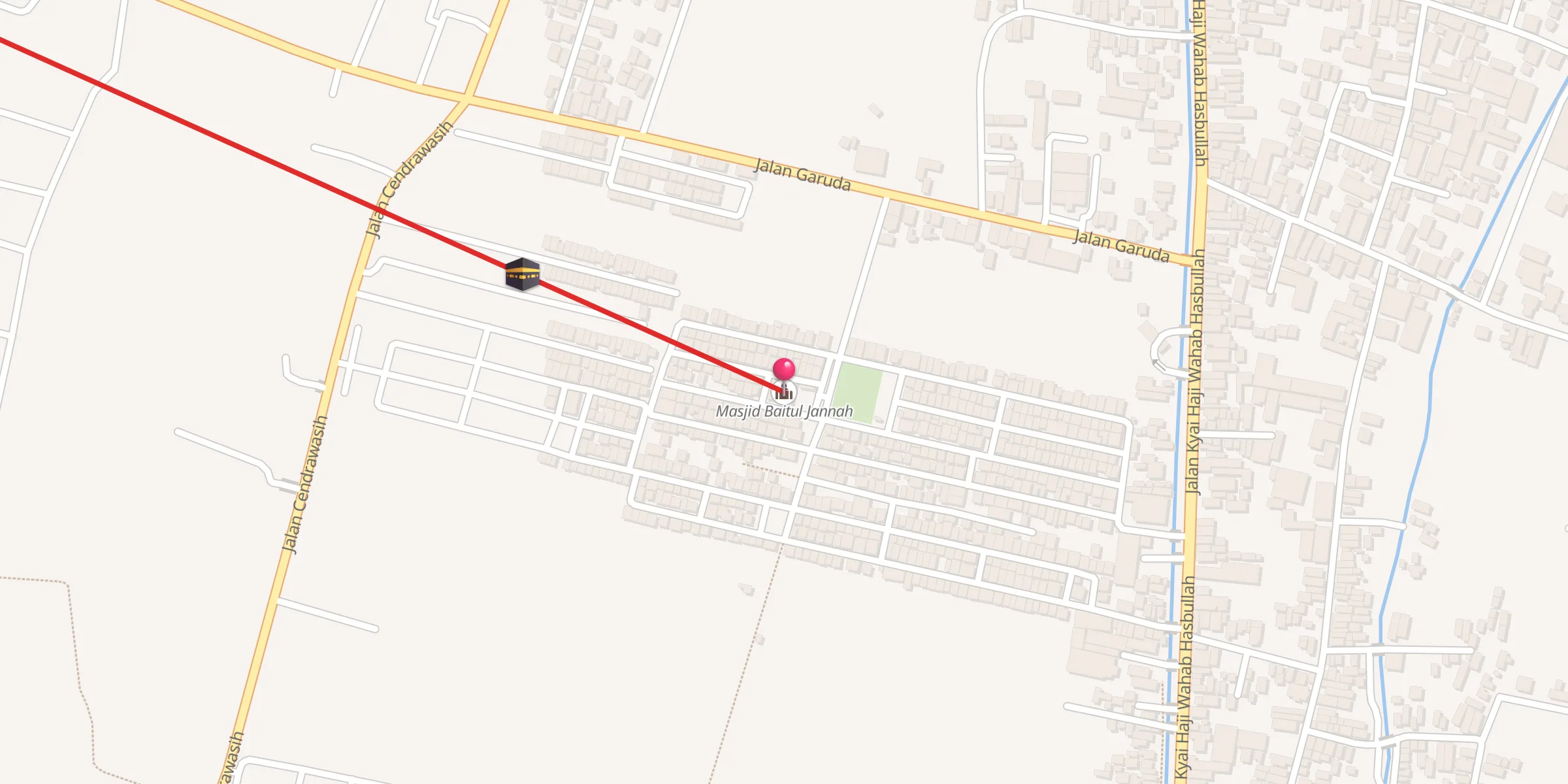 Carte de localisation : Masjid Baitul Jannah